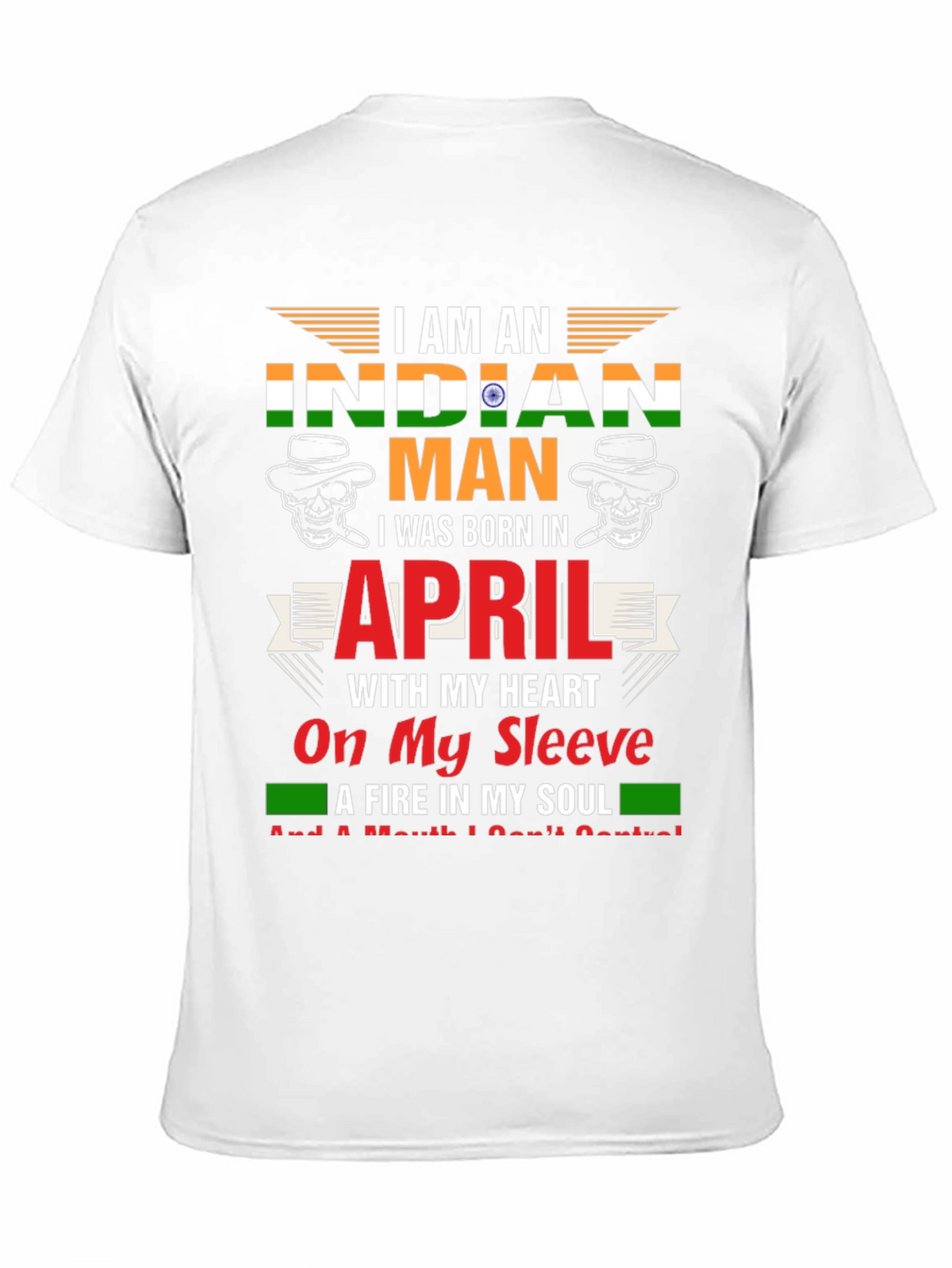 Indian Man April Birthday T-Shirt