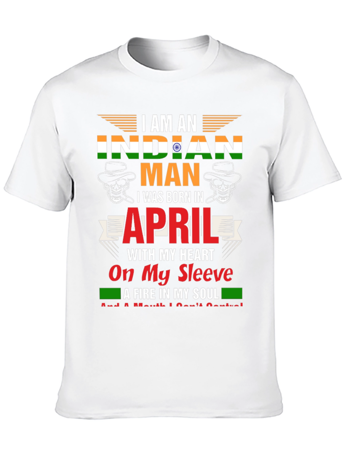 Indian Man April Birthday T-Shirt