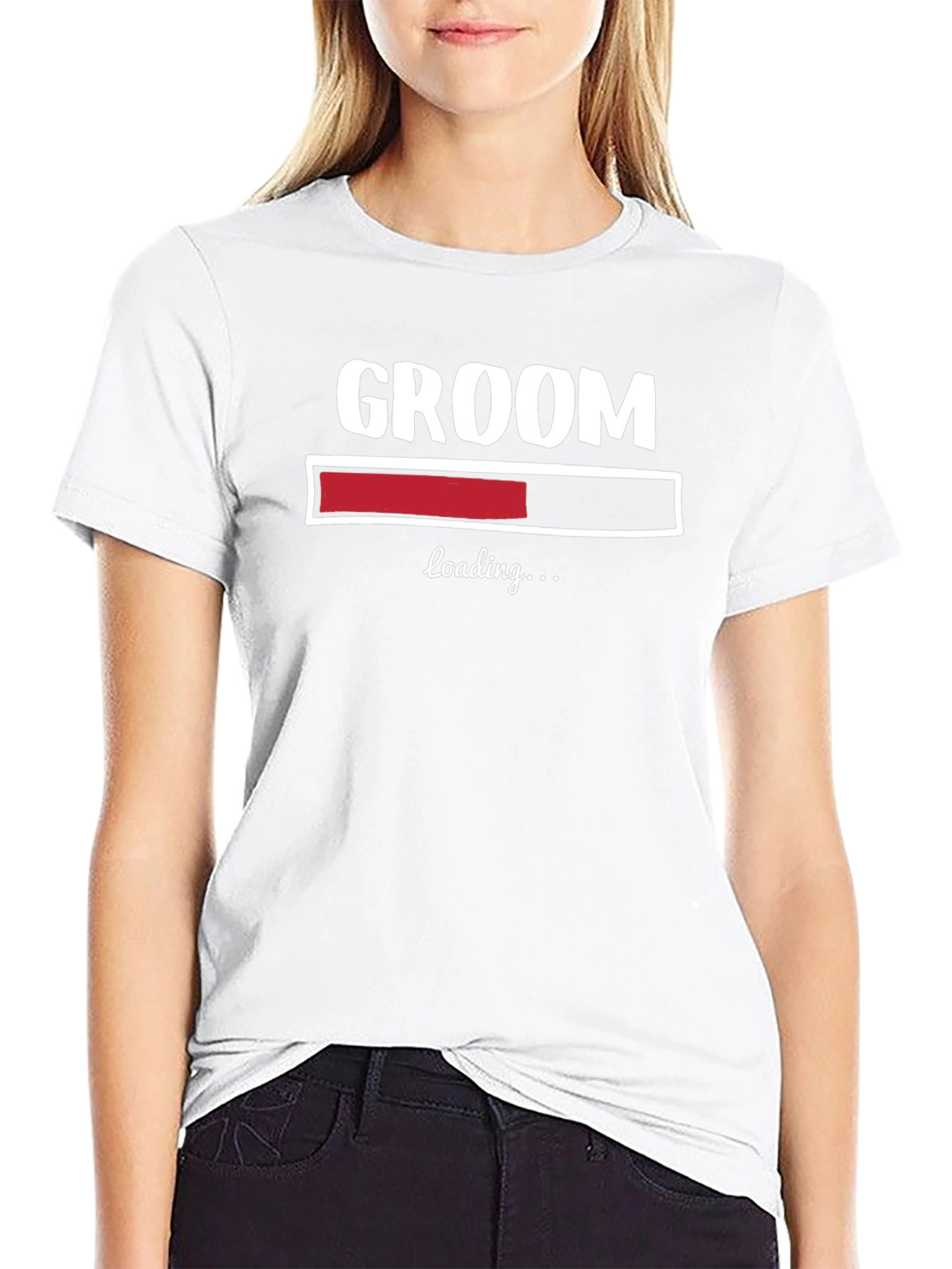 Groom Loading Funny Wedding T-Shirt