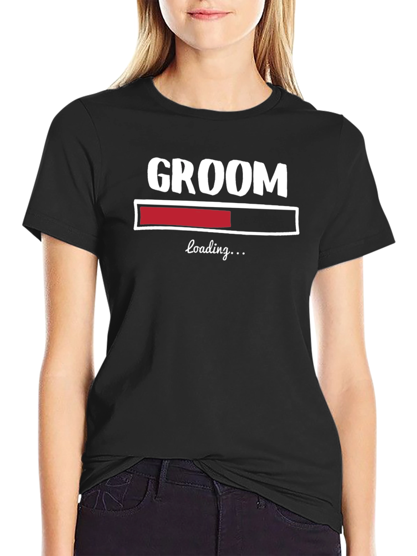 Groom Loading Funny Wedding T-Shirt