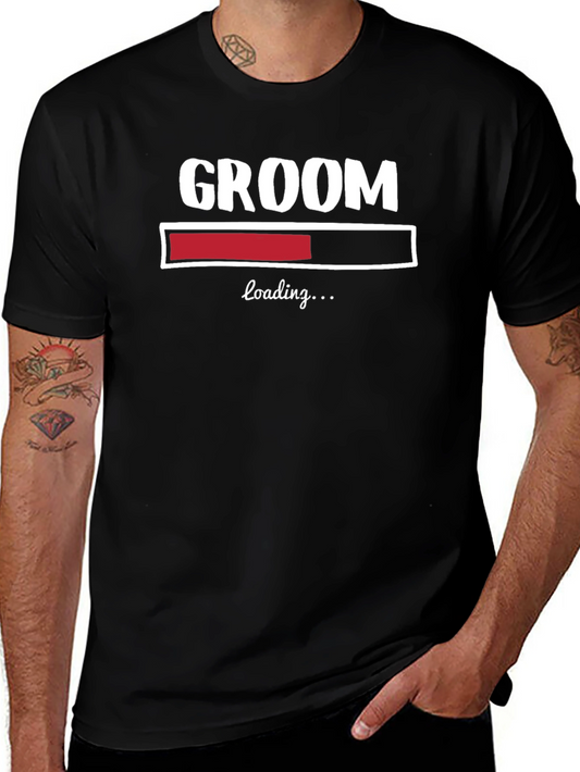 Groom Loading Funny Wedding T-Shirt