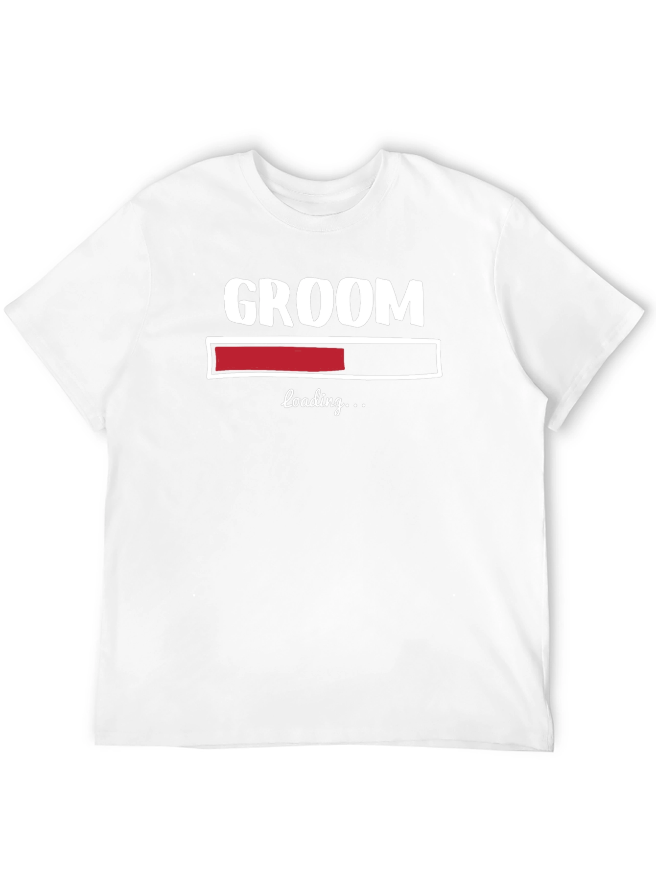 Groom Loading Funny Wedding T-Shirt