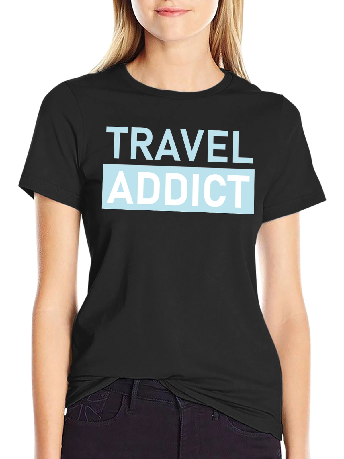 Travel Addict Graphic T-Shirt
