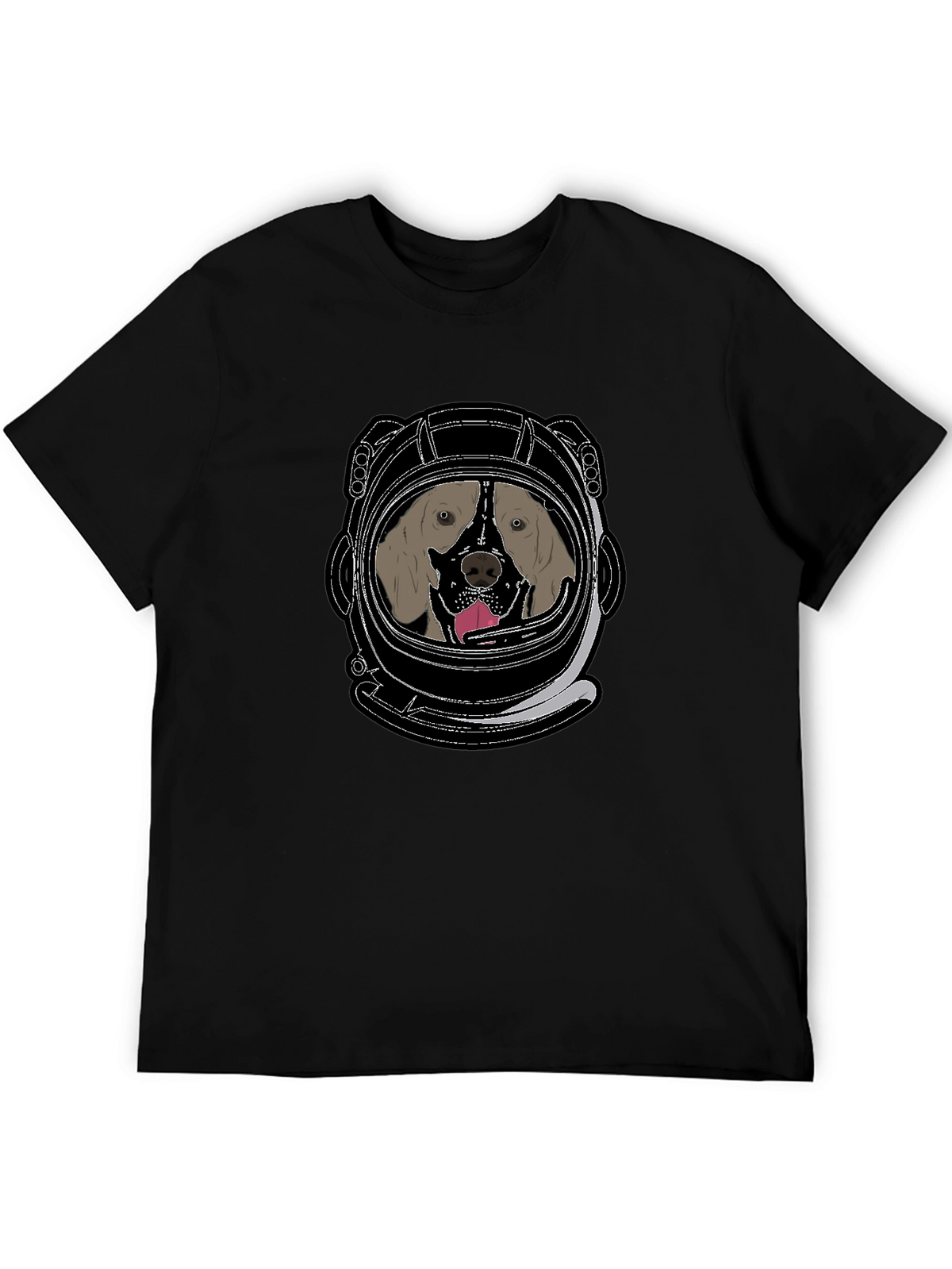 Dog Astronaut T-Shirt: Space Pup in a Helmet