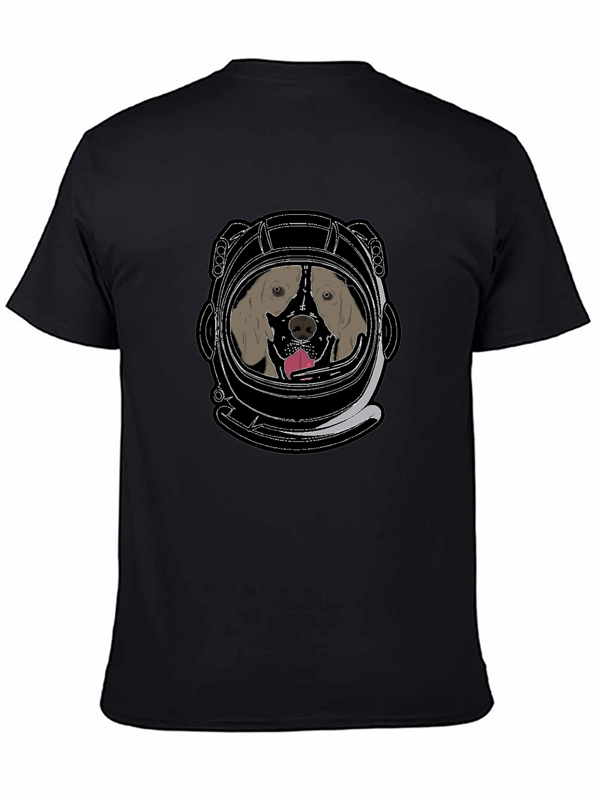 Dog Astronaut T-Shirt: Space Pup in a Helmet