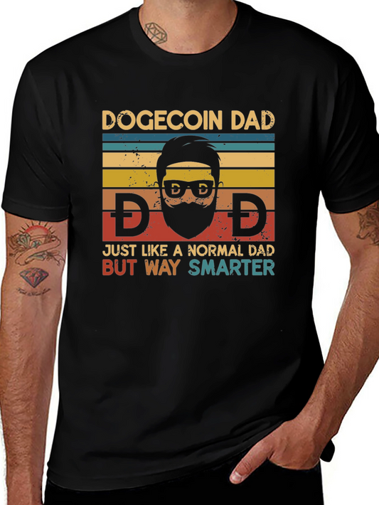 Dogecoin Dad T-Shirt - Crypto Humor