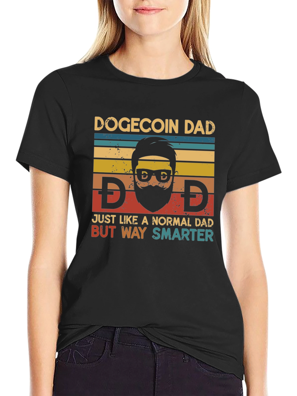 Dogecoin Dad T-Shirt - Crypto Humor