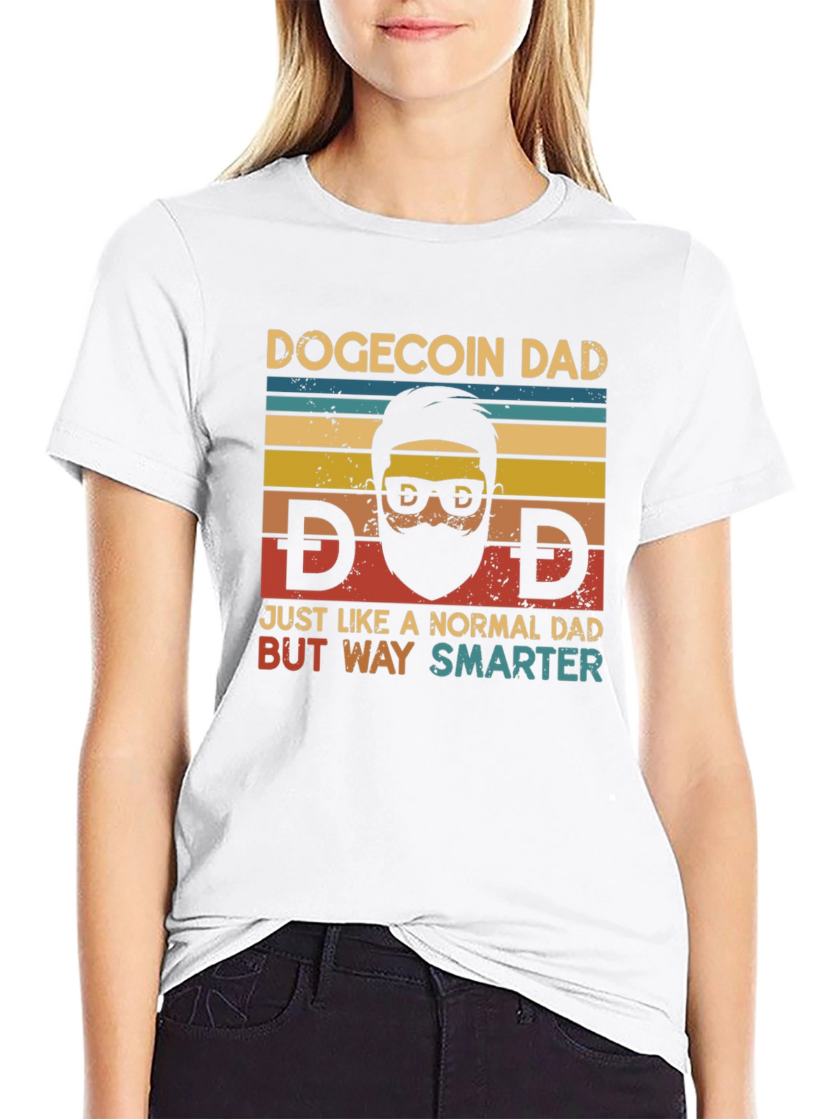Dogecoin Dad T-Shirt - Crypto Humor