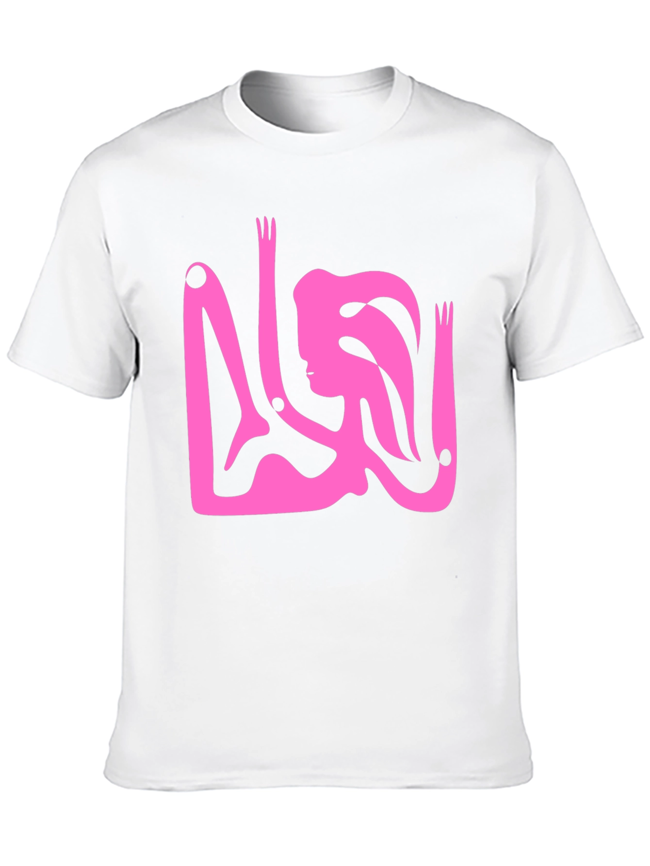 Abstract Art Graphic Tee - Black Unisex T-Shirt