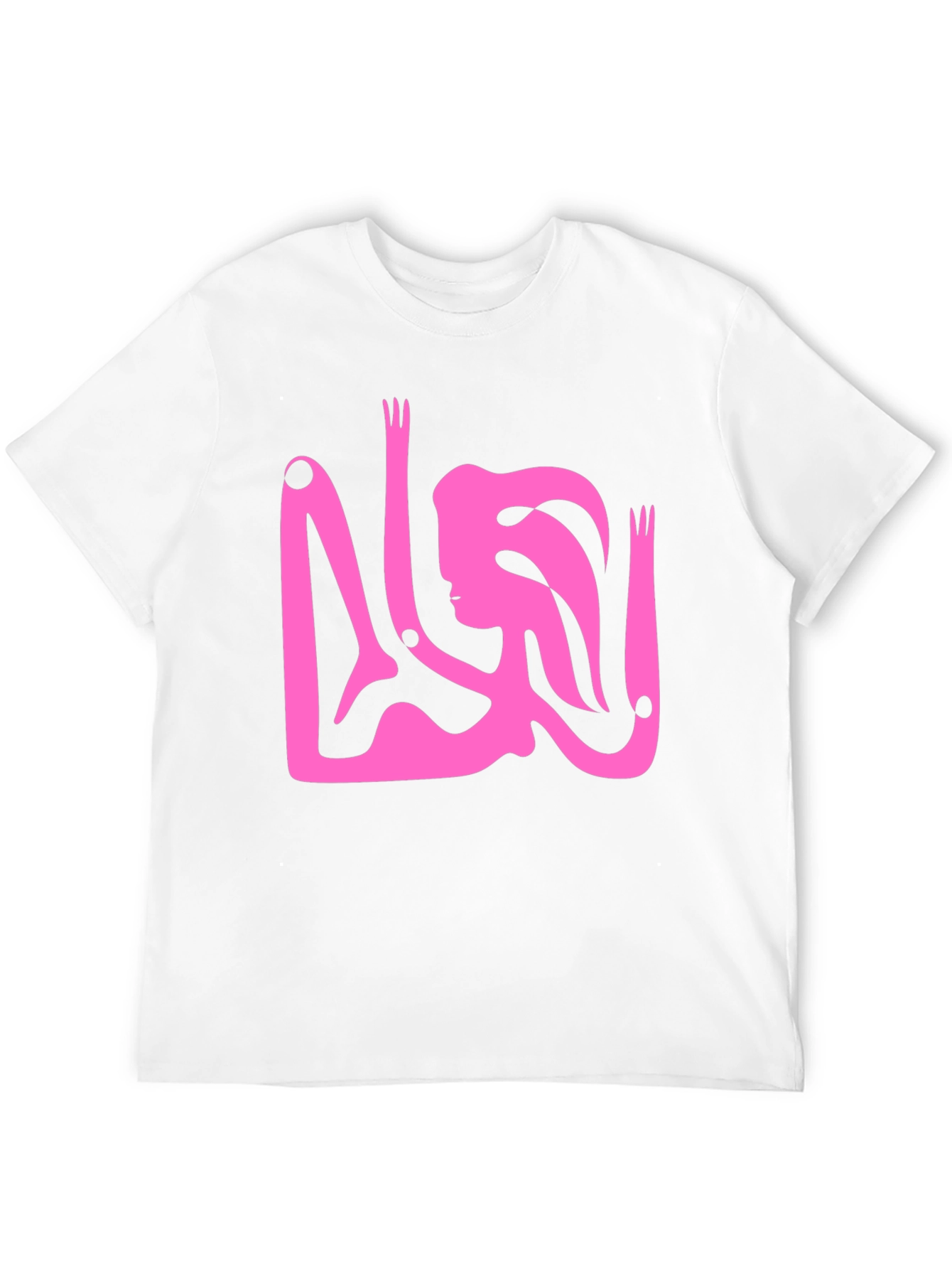 Abstract Art Graphic Tee - Black Unisex T-Shirt