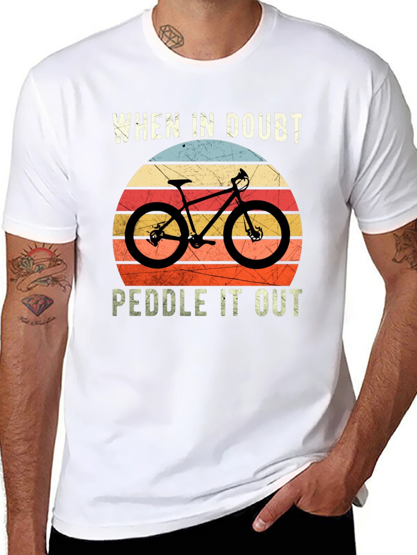 When In Doubt Peddle It Out T-Shirt