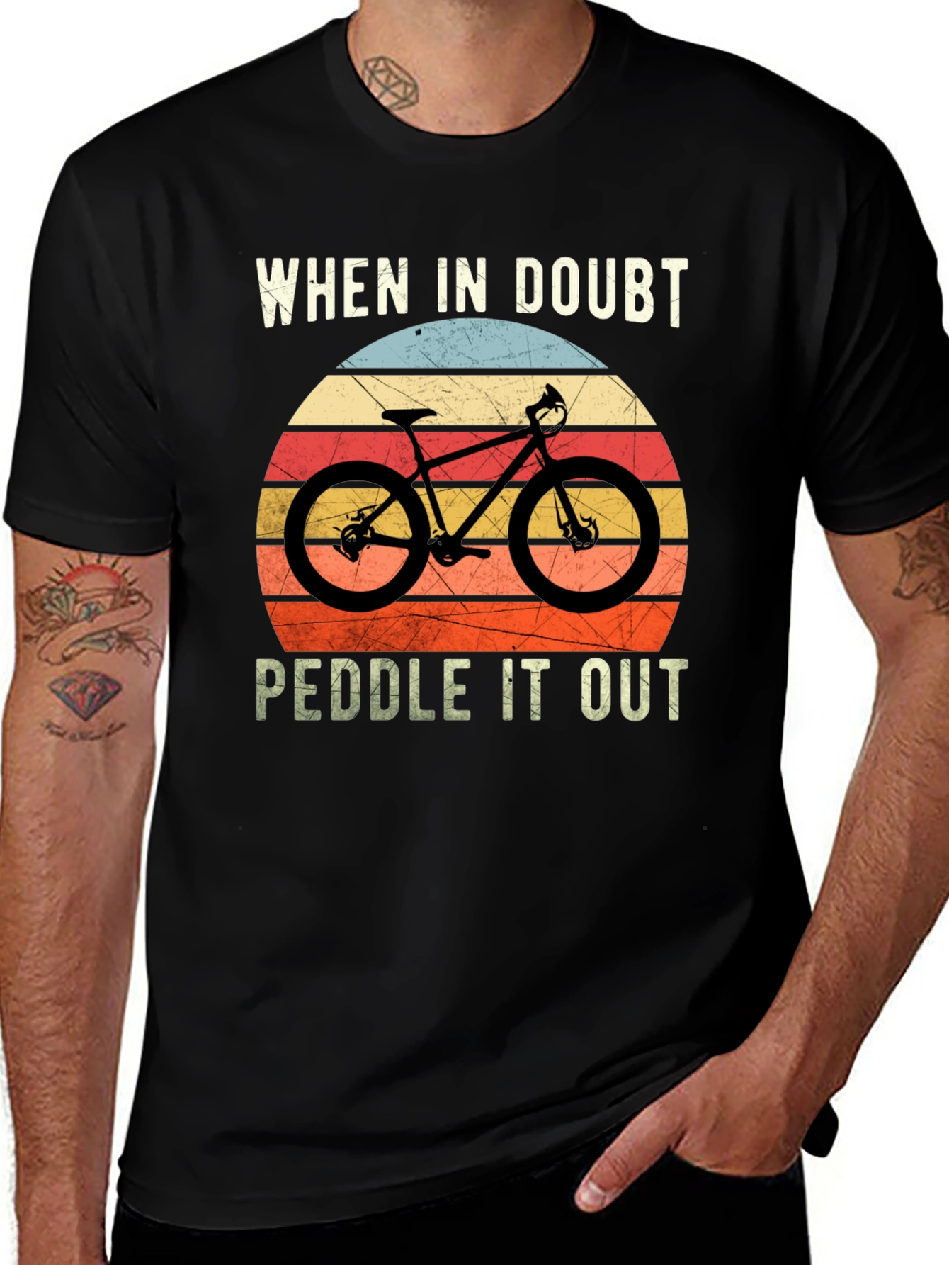 When In Doubt Peddle It Out T-Shirt