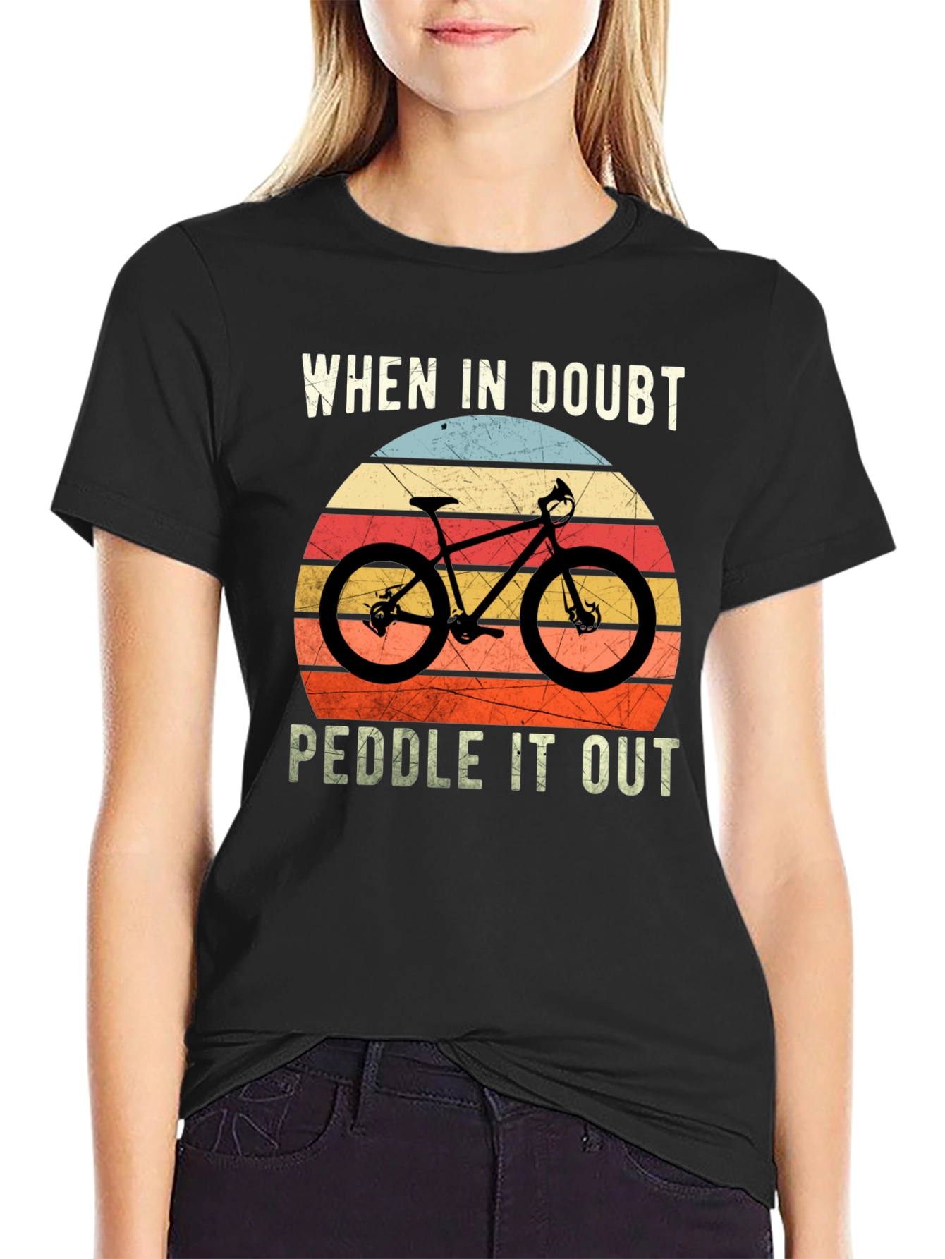 When In Doubt Peddle It Out T-Shirt