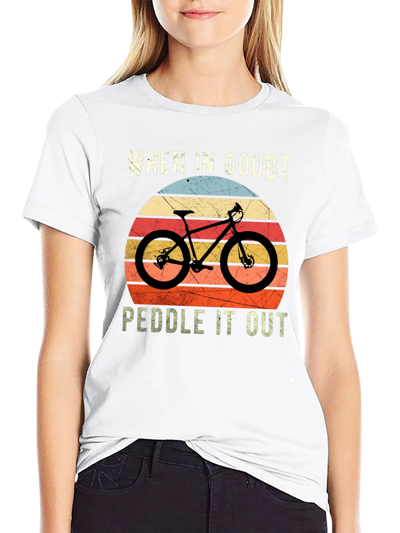 When In Doubt Peddle It Out T-Shirt