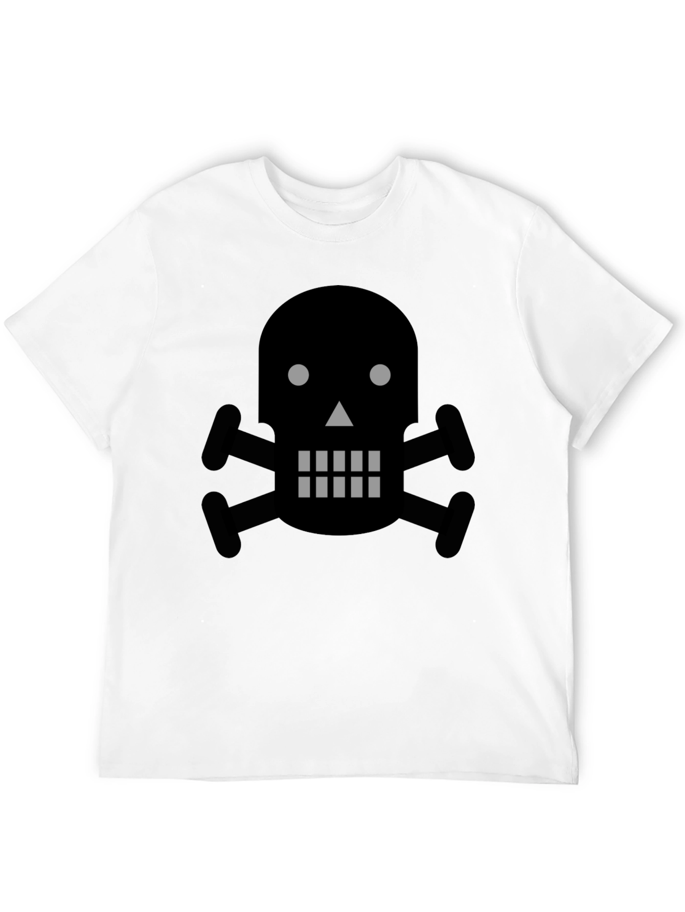 Skull & Crossbones Graphic T-Shirt - Black