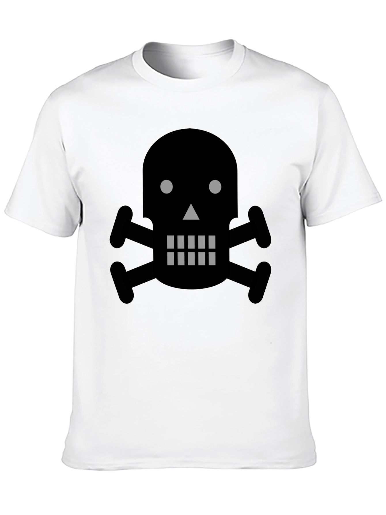 Skull & Crossbones Graphic T-Shirt - Black