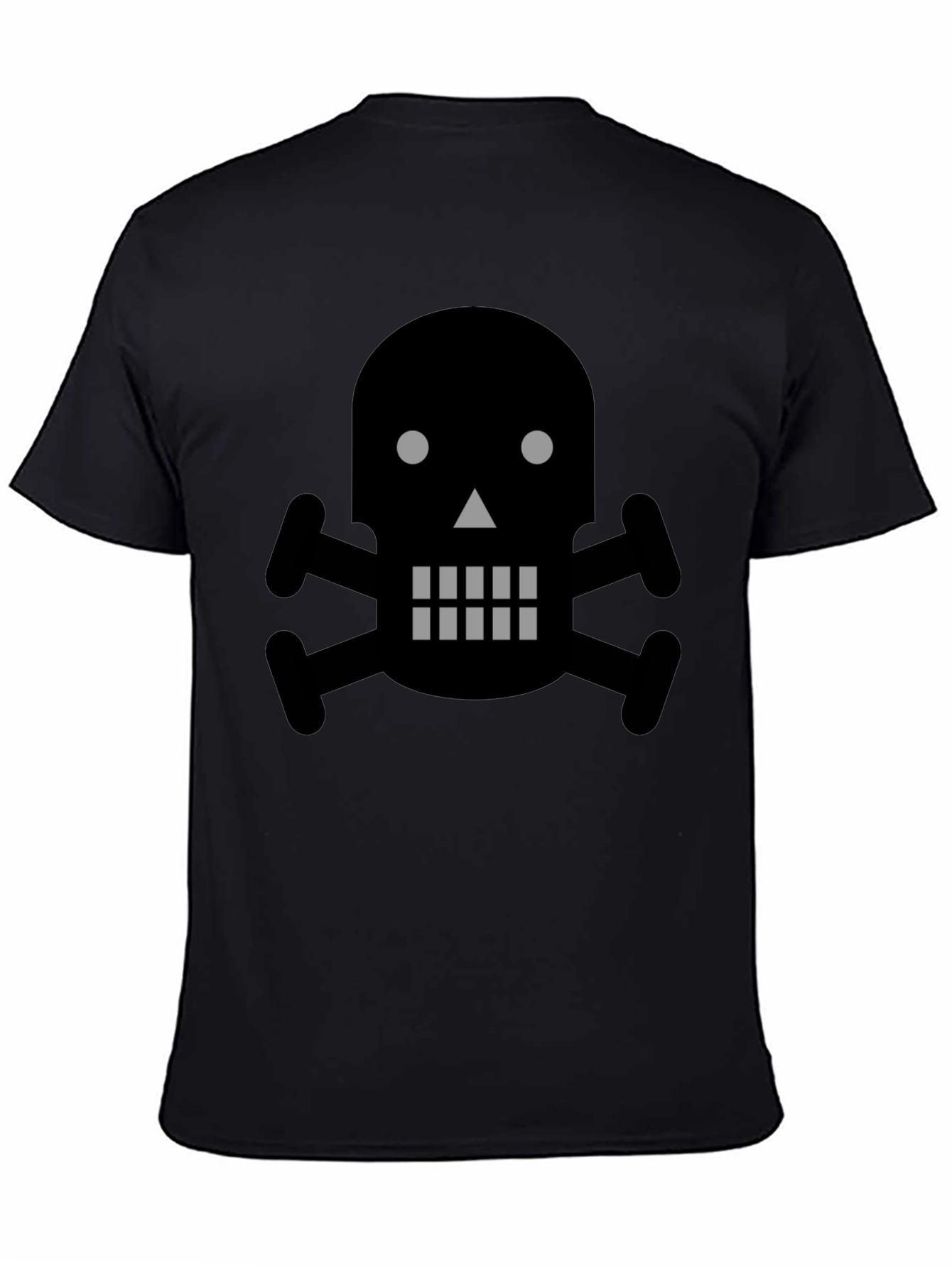 Skull & Crossbones Graphic T-Shirt - Black