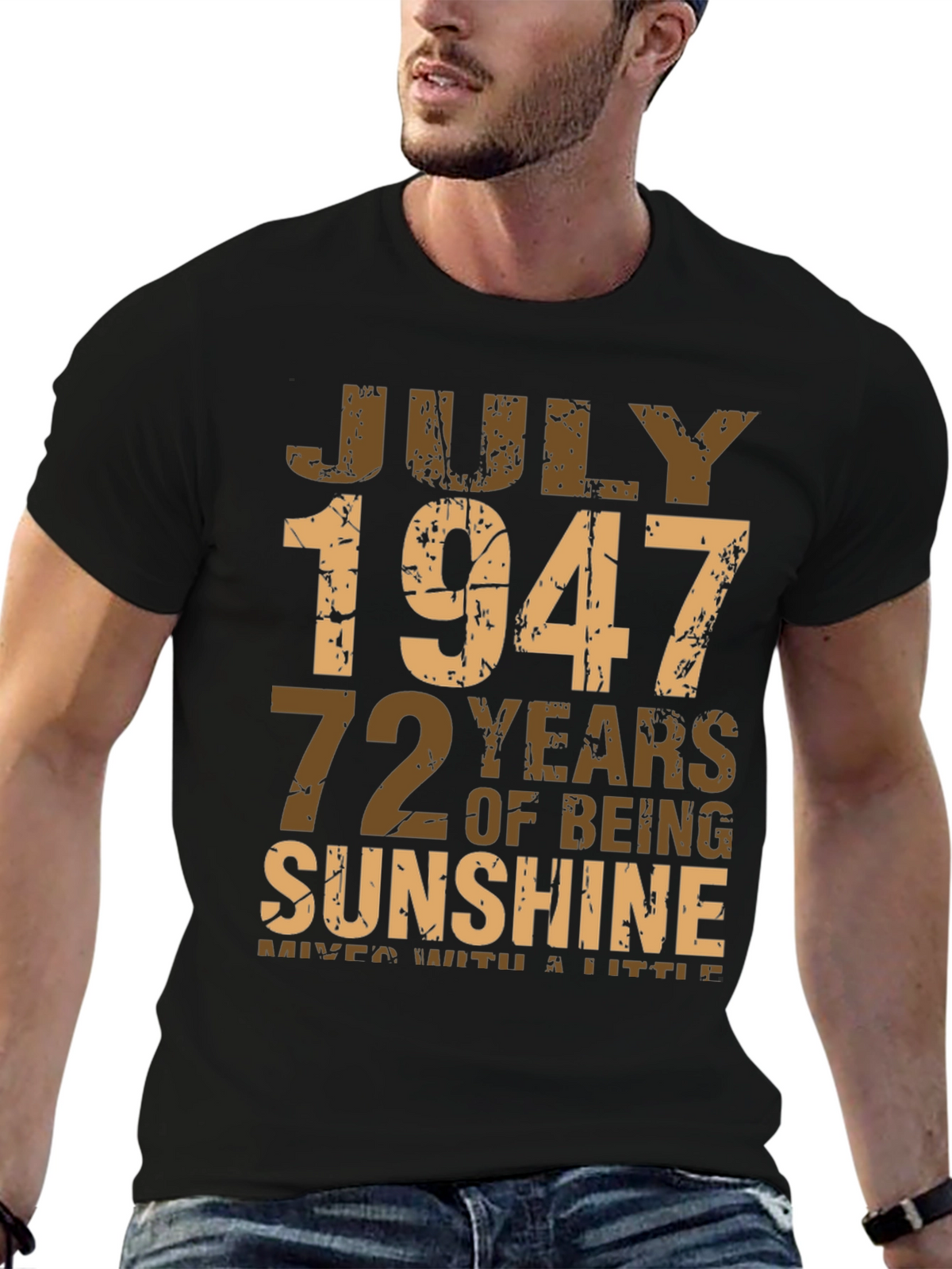 July 1947 72 Years Sunshine T-Shirt