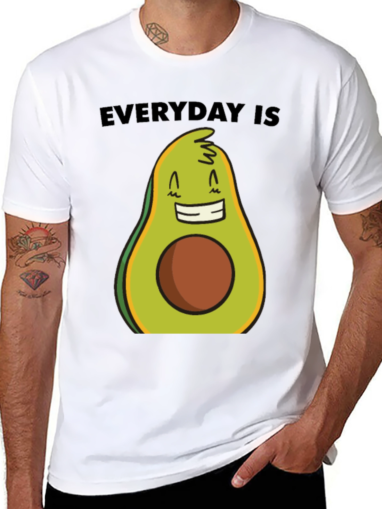 Everyday is Avocado T-Shirt - Funny Graphic Tee