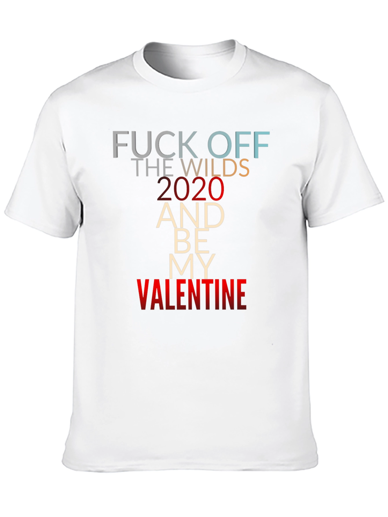 Fuck Off The Wilds Valentine Black Tee