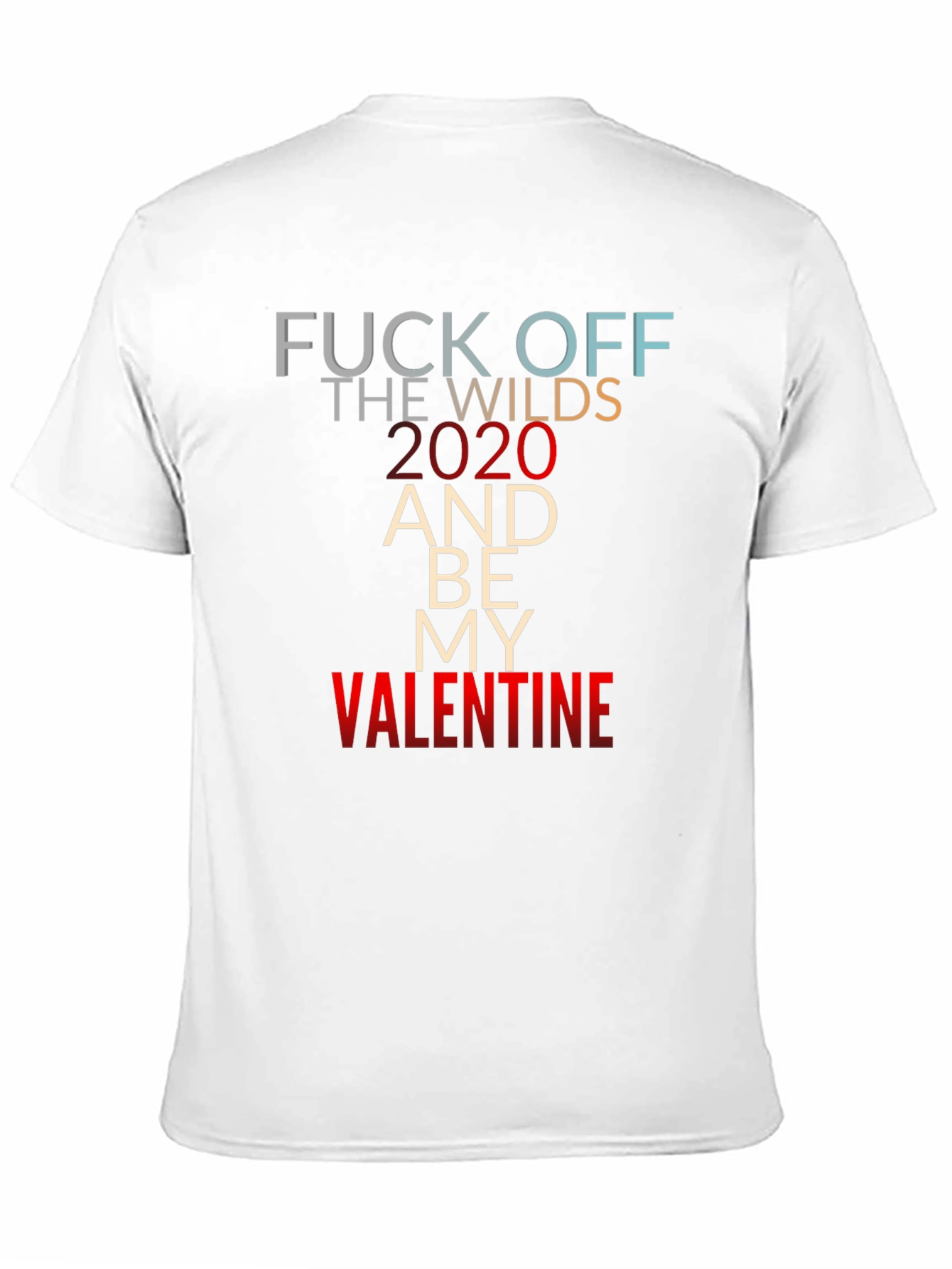 Fuck Off The Wilds Valentine Black Tee