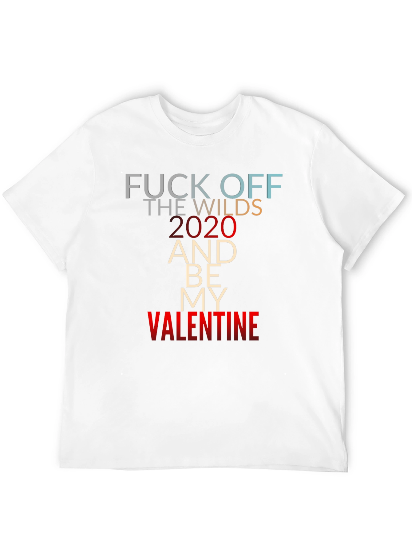 Fuck Off The Wilds Valentine Black Tee