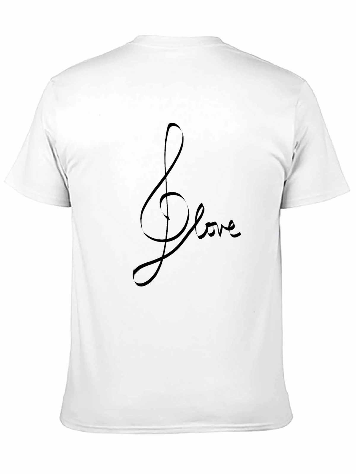 Musical Love Tee - Stylish Black T-Shirt