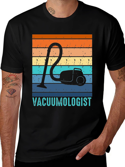 Vacuumologist T-Shirt - Retro Cleaning Humor
