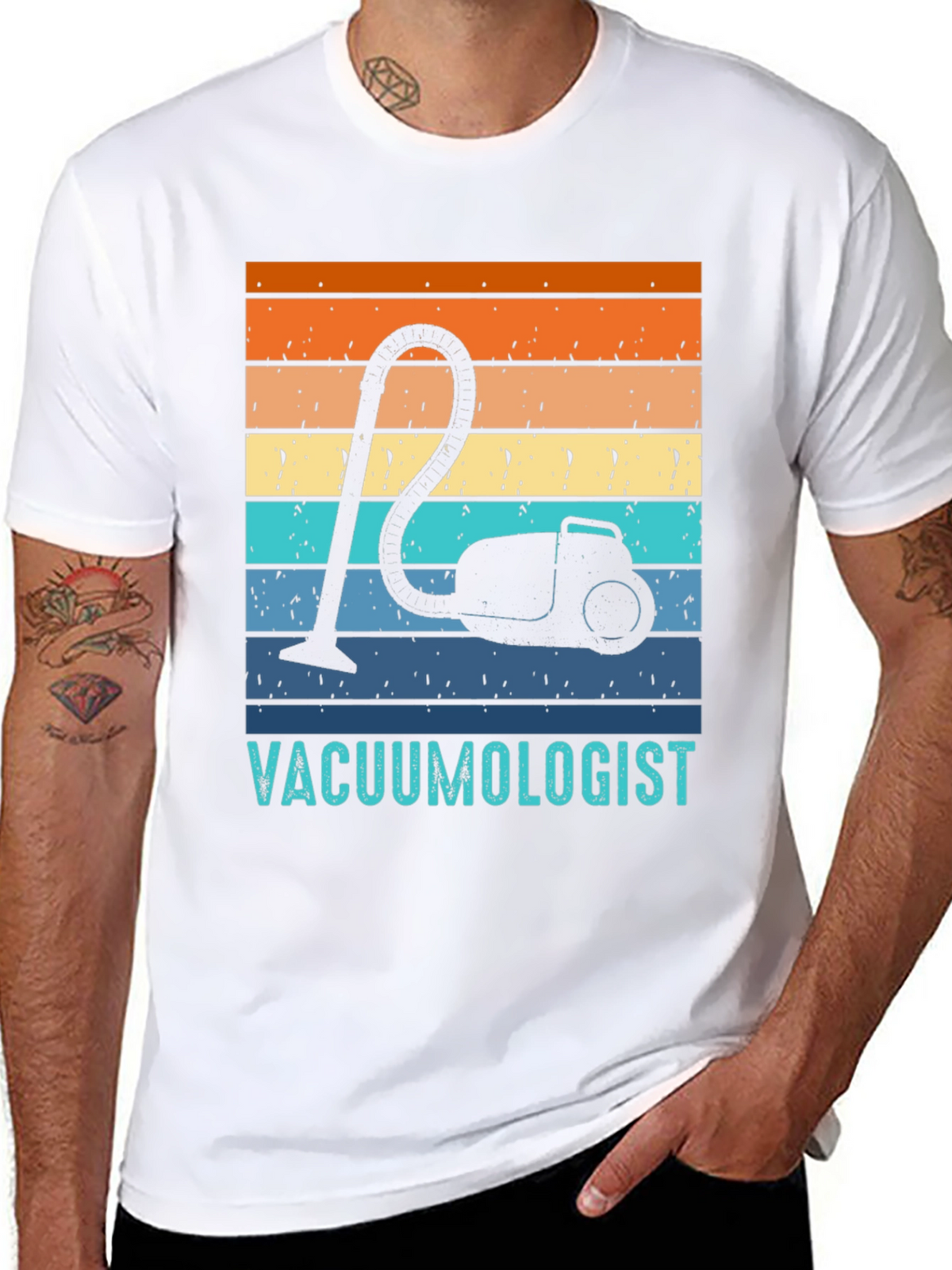 Vacuumologist T-Shirt - Retro Cleaning Humor