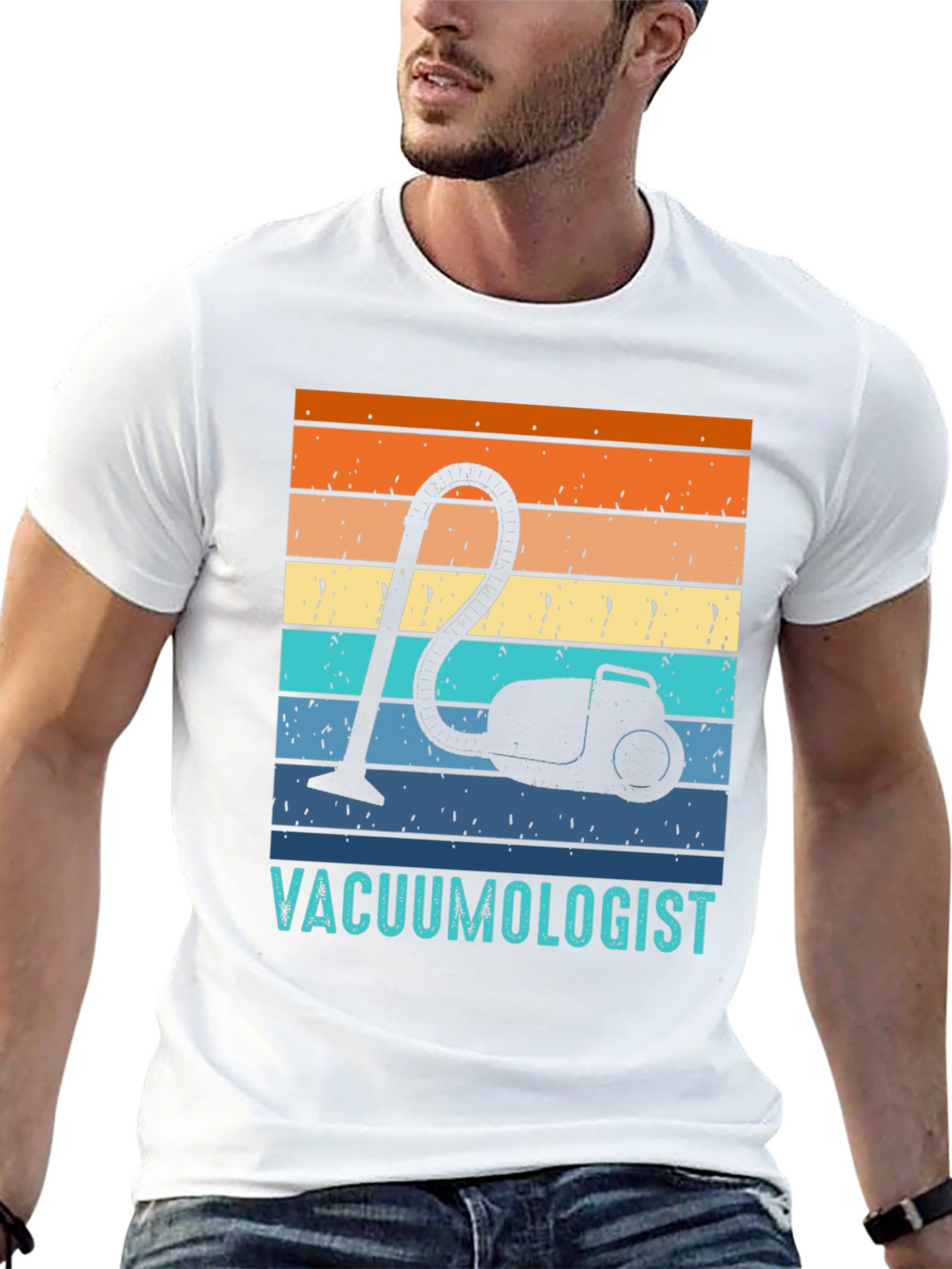 Vacuumologist T-Shirt - Retro Cleaning Humor