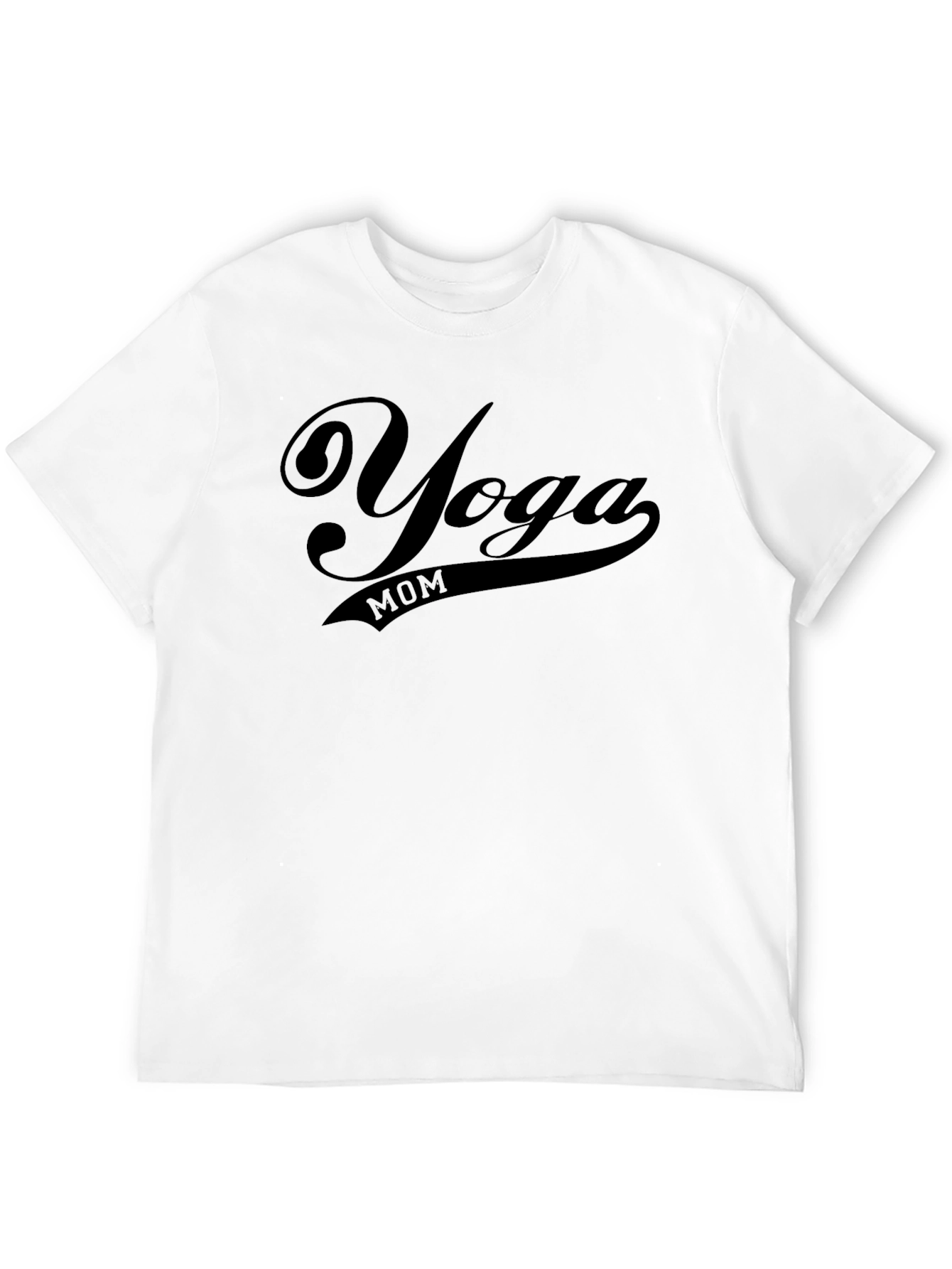 Yoga Mom Black T-Shirt - Stylish Fitness Apparel
