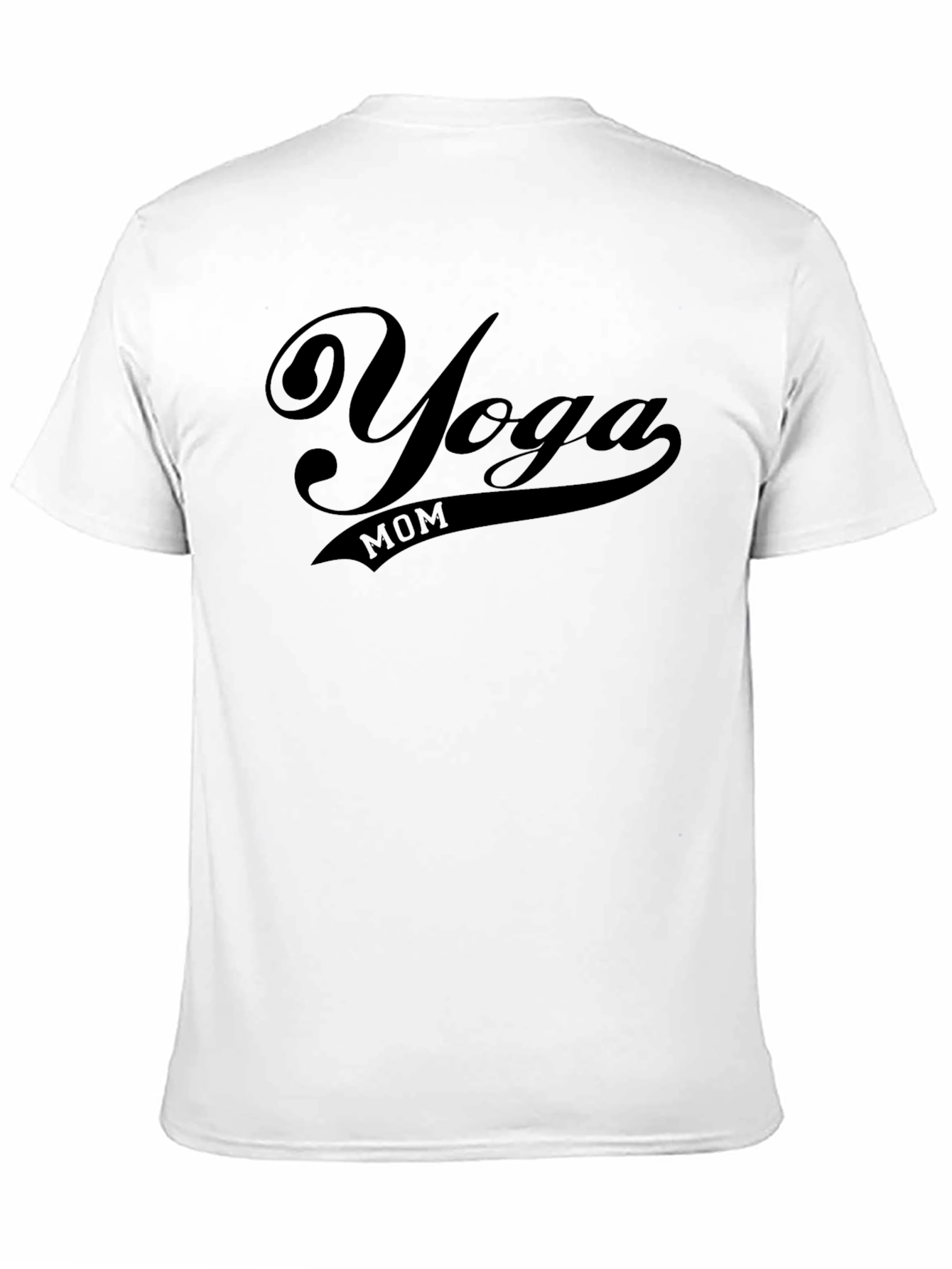 Yoga Mom Black T-Shirt - Stylish Fitness Apparel