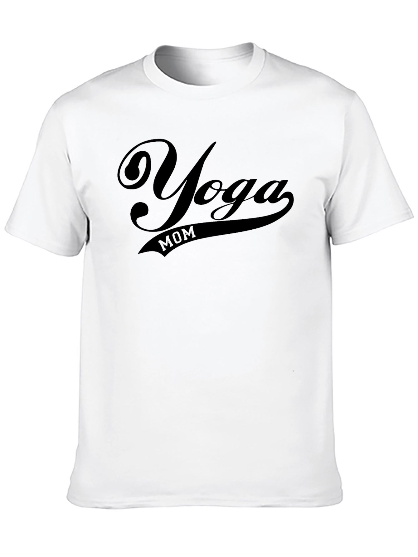 Yoga Mom Black T-Shirt - Stylish Fitness Apparel