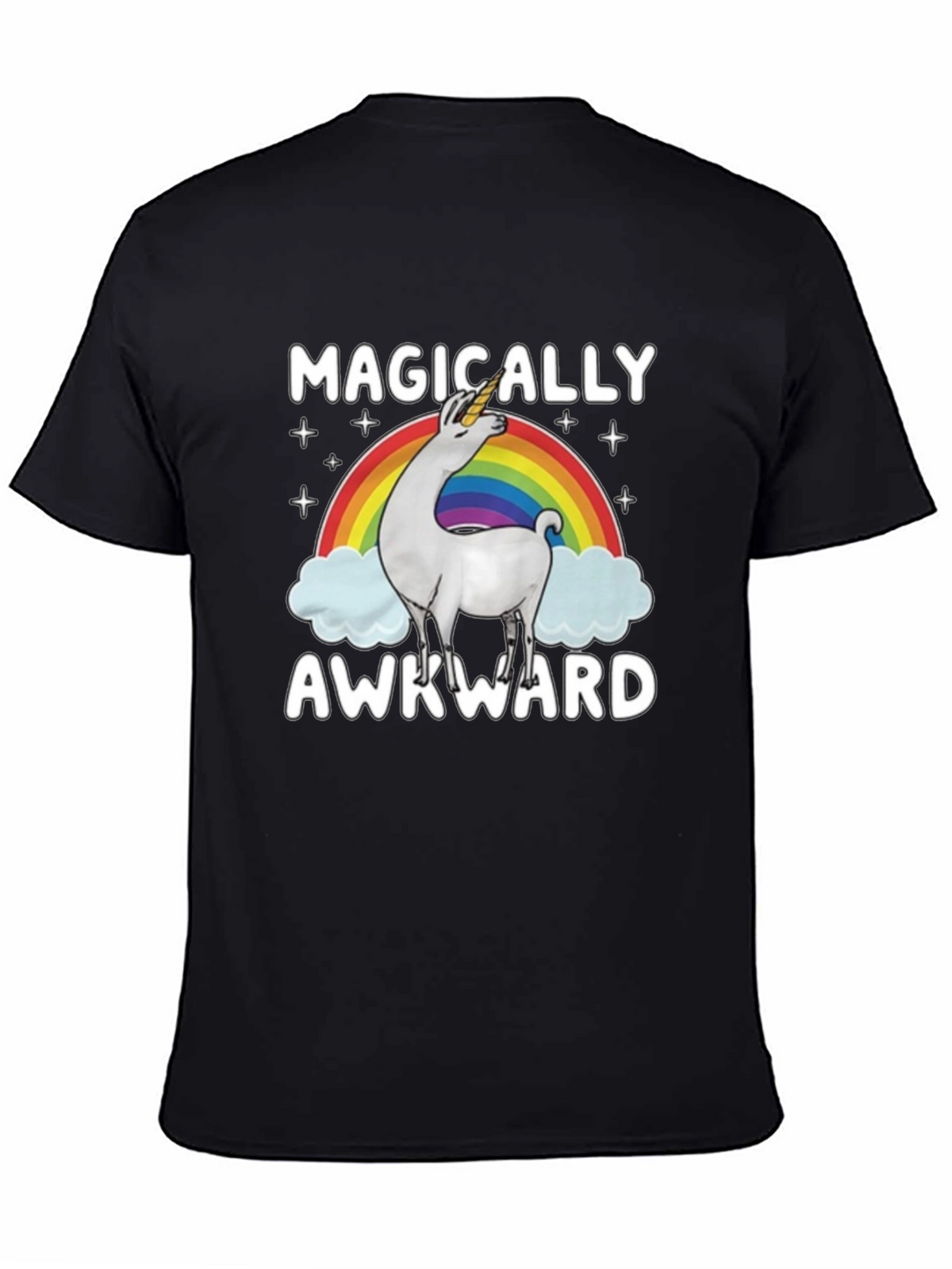 Magically Awkward Unicorn Llama Graphic Tee