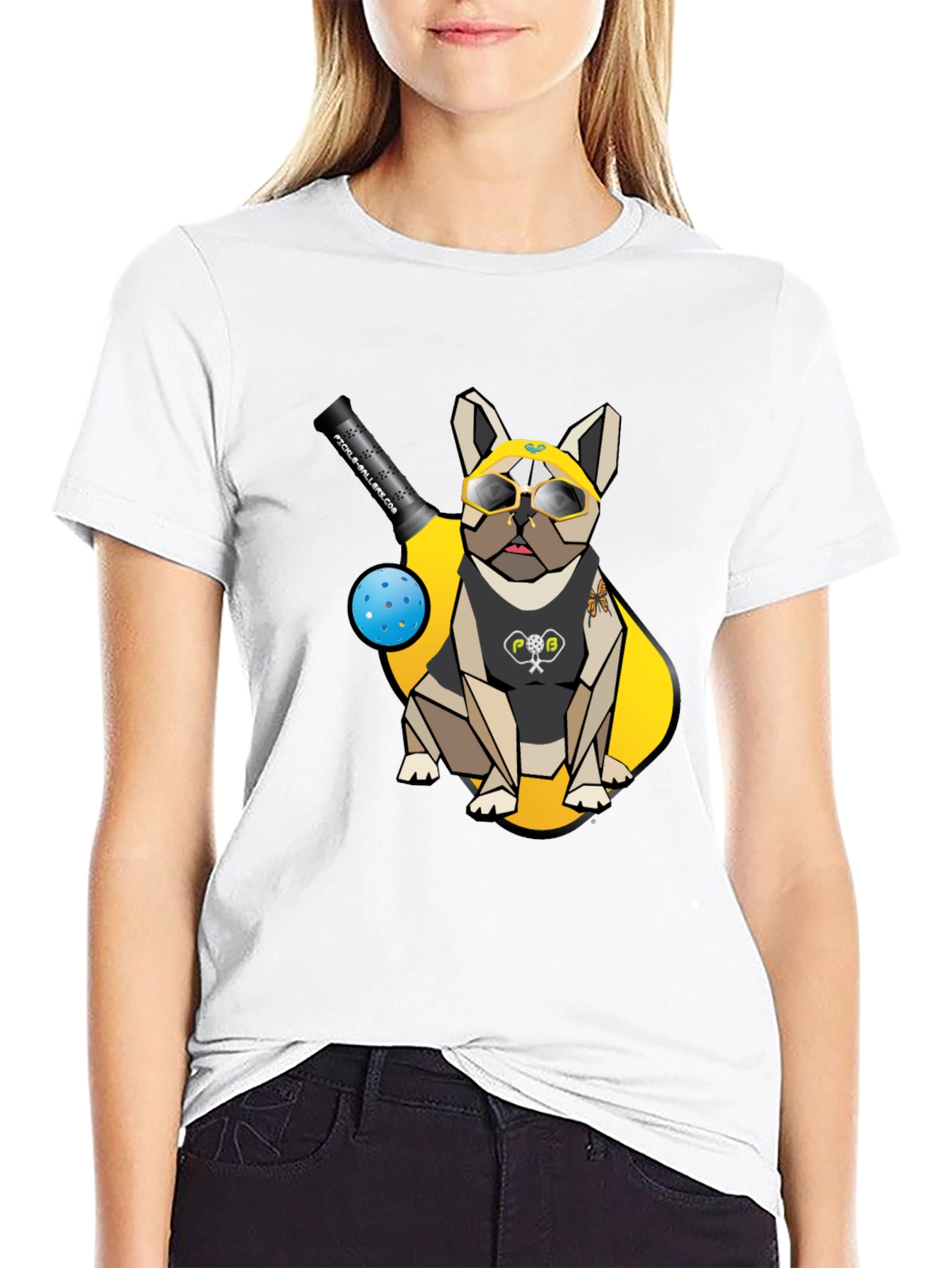 Pickleball Bulldog Graphic Tee