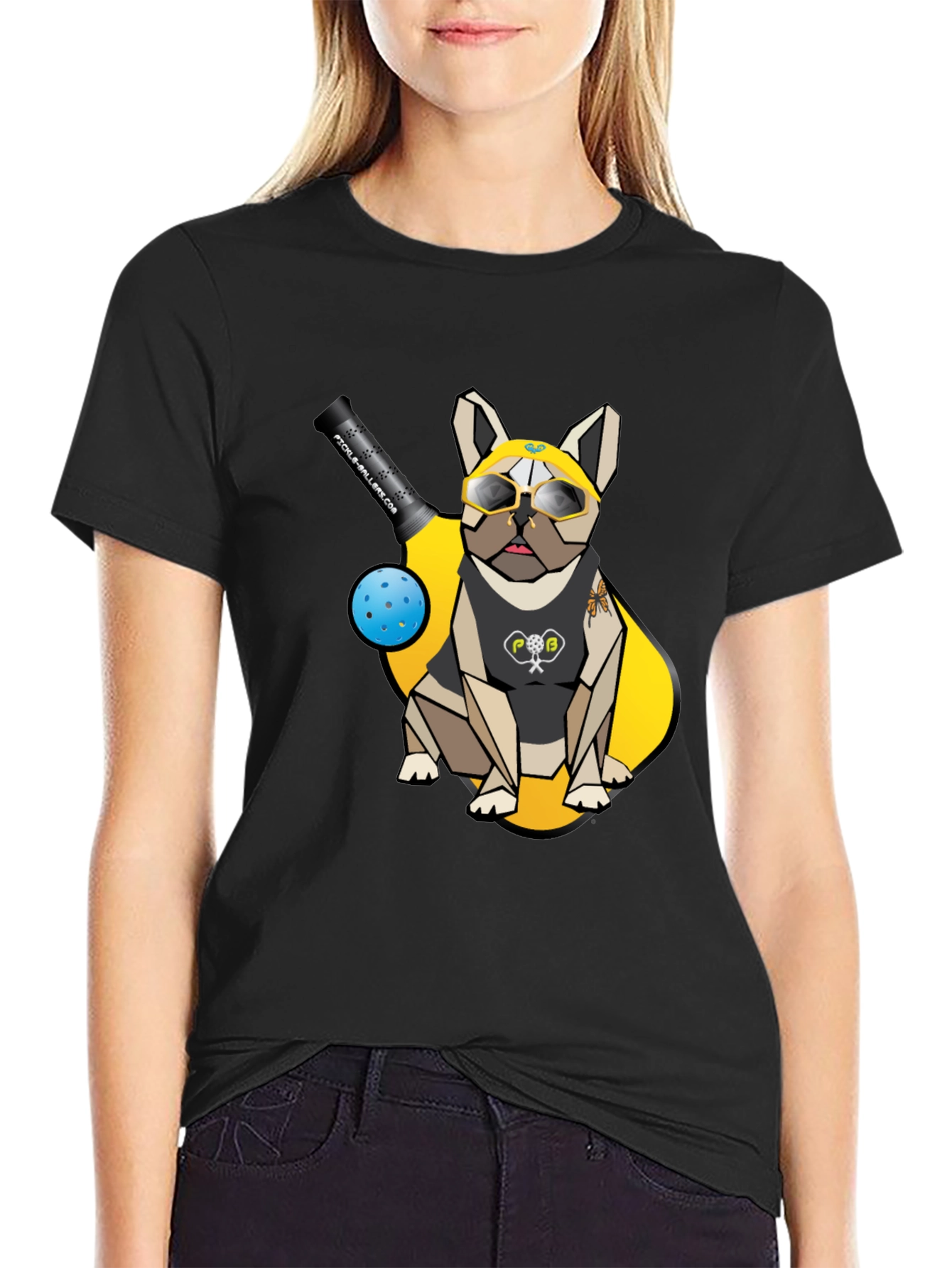 Pickleball Bulldog Graphic Tee