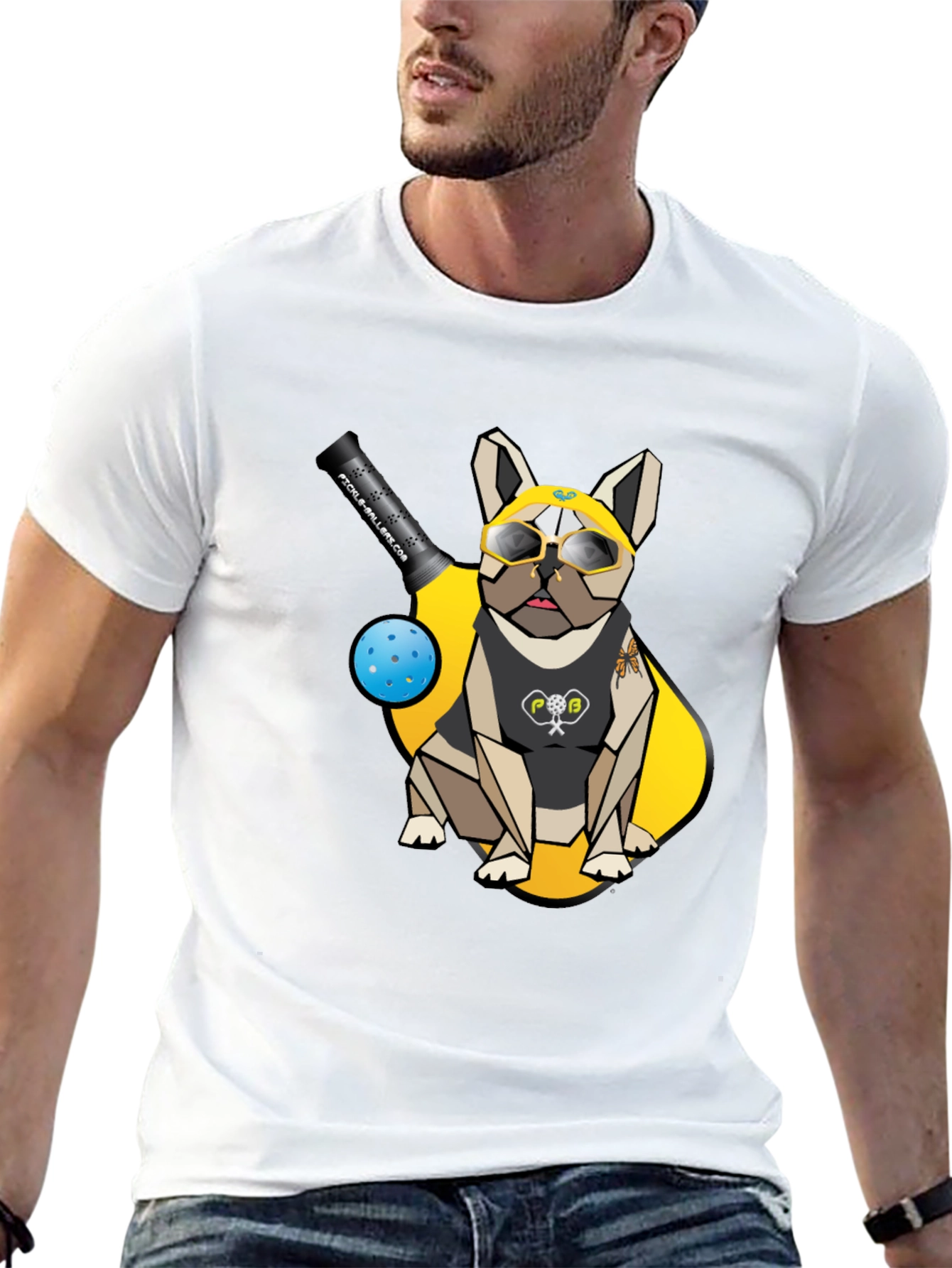 Pickleball Bulldog Graphic Tee