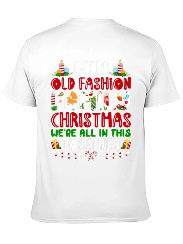 Fun Old Fashion Family Christmas T-Shirt