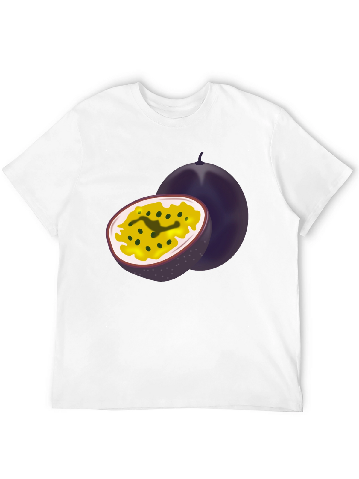 Passion Fruit Graphic Black Tee