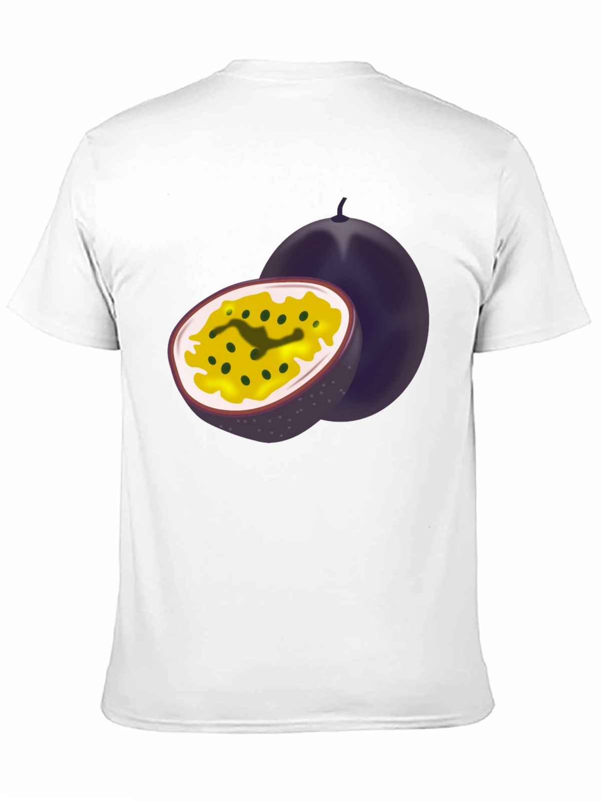 Passion Fruit Graphic Black Tee