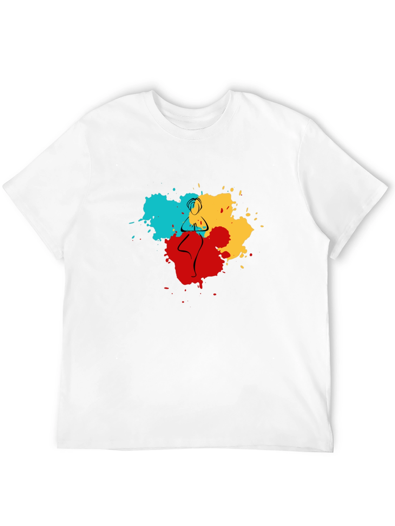 Yoga Pose Art T-Shirt