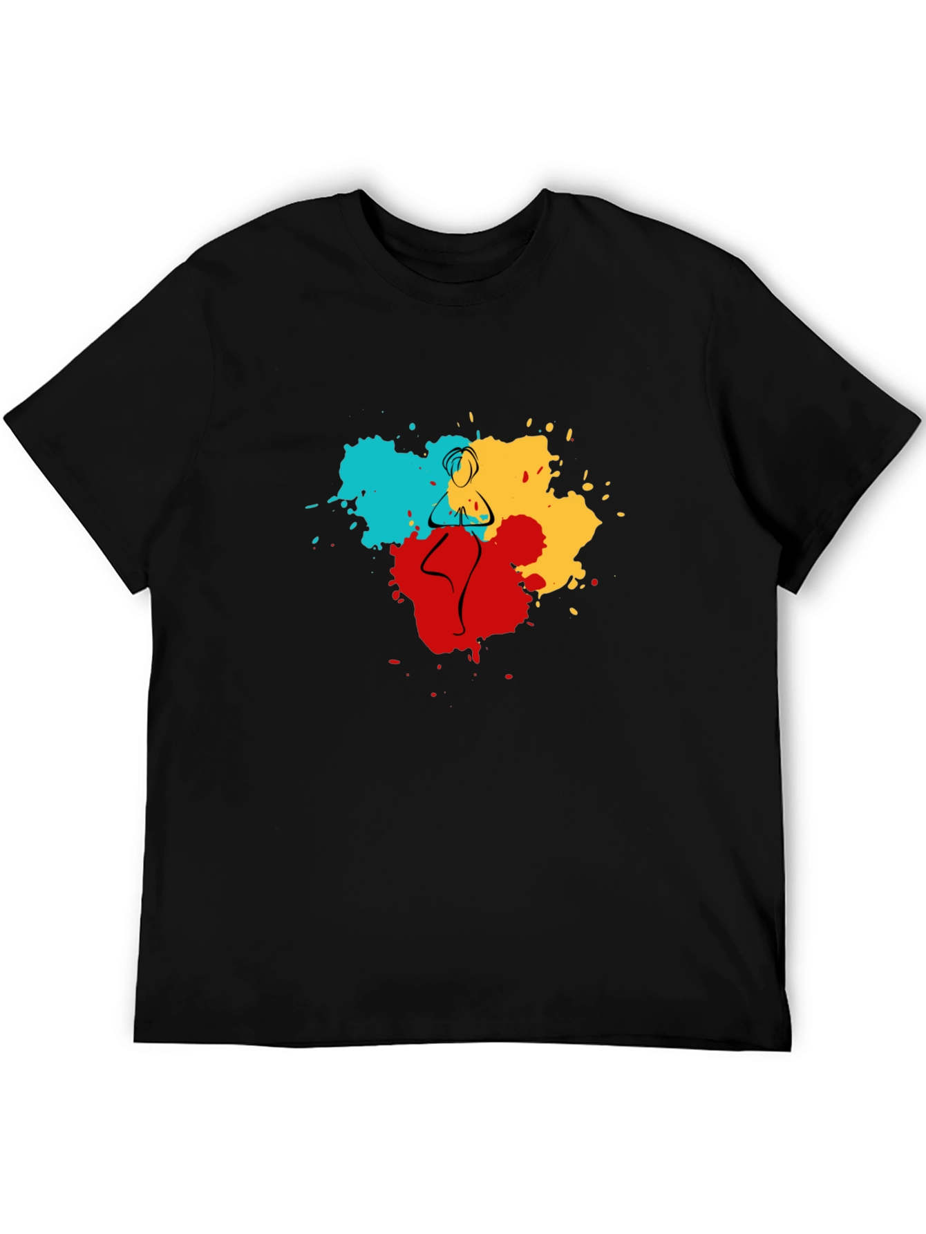 Yoga Pose Art T-Shirt