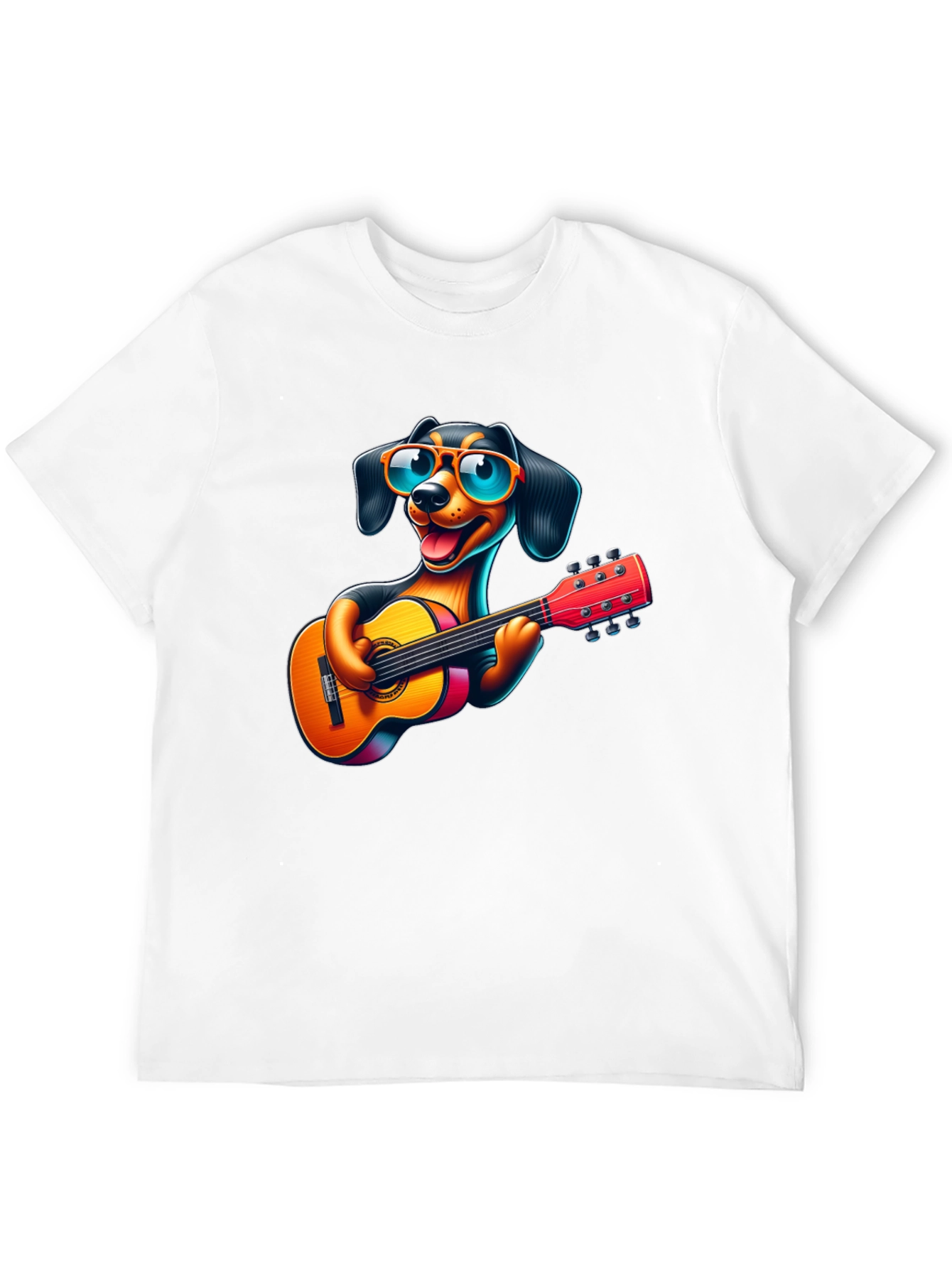 Cool Dog Guitarist T-Shirt