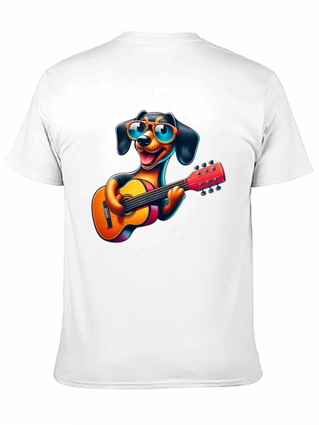 Cool Dog Guitarist T-Shirt
