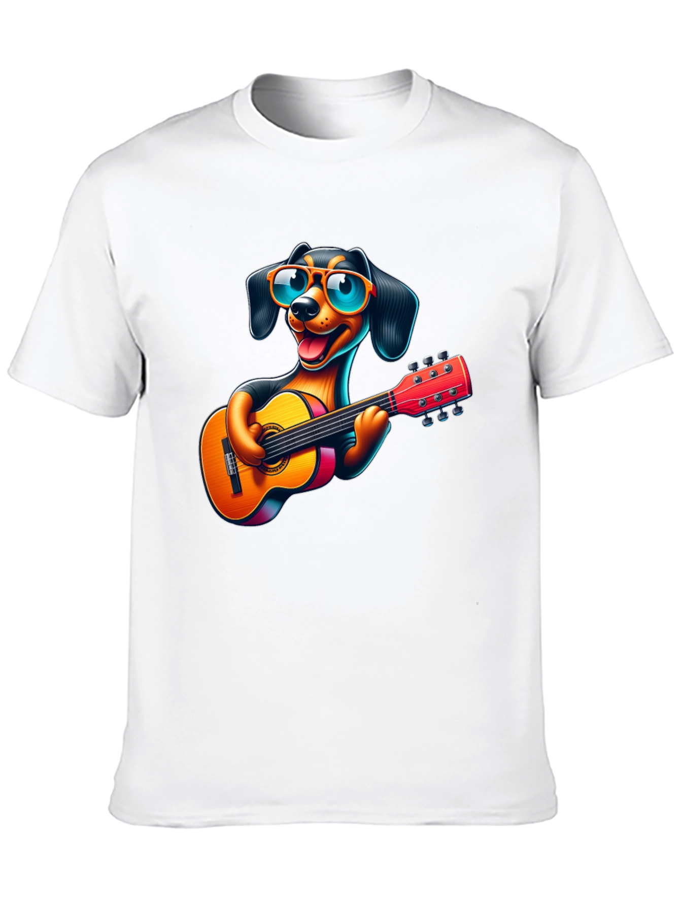 Cool Dog Guitarist T-Shirt