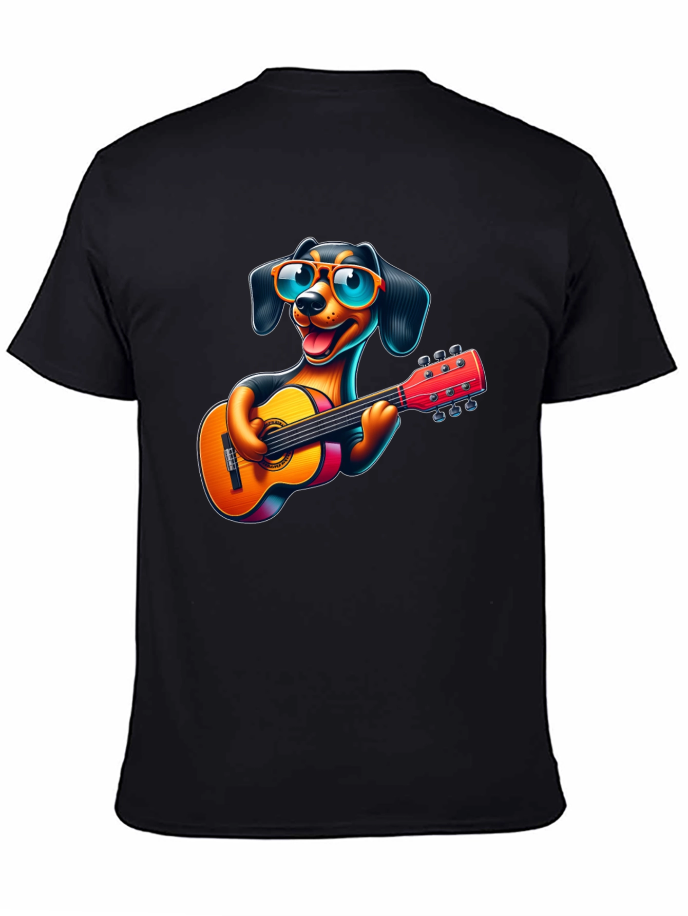 Cool Dog Guitarist T-Shirt