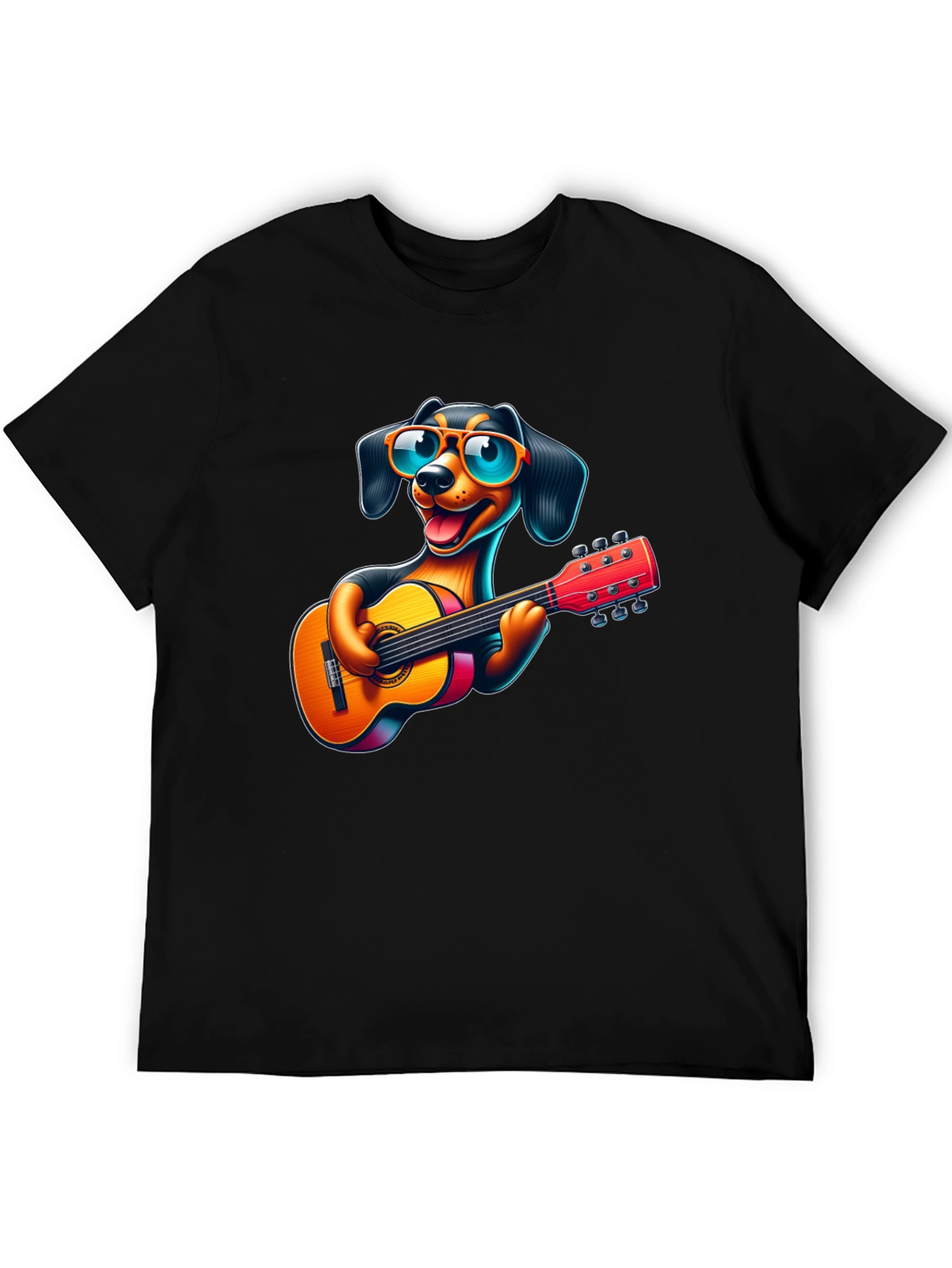 Cool Dog Guitarist T-Shirt