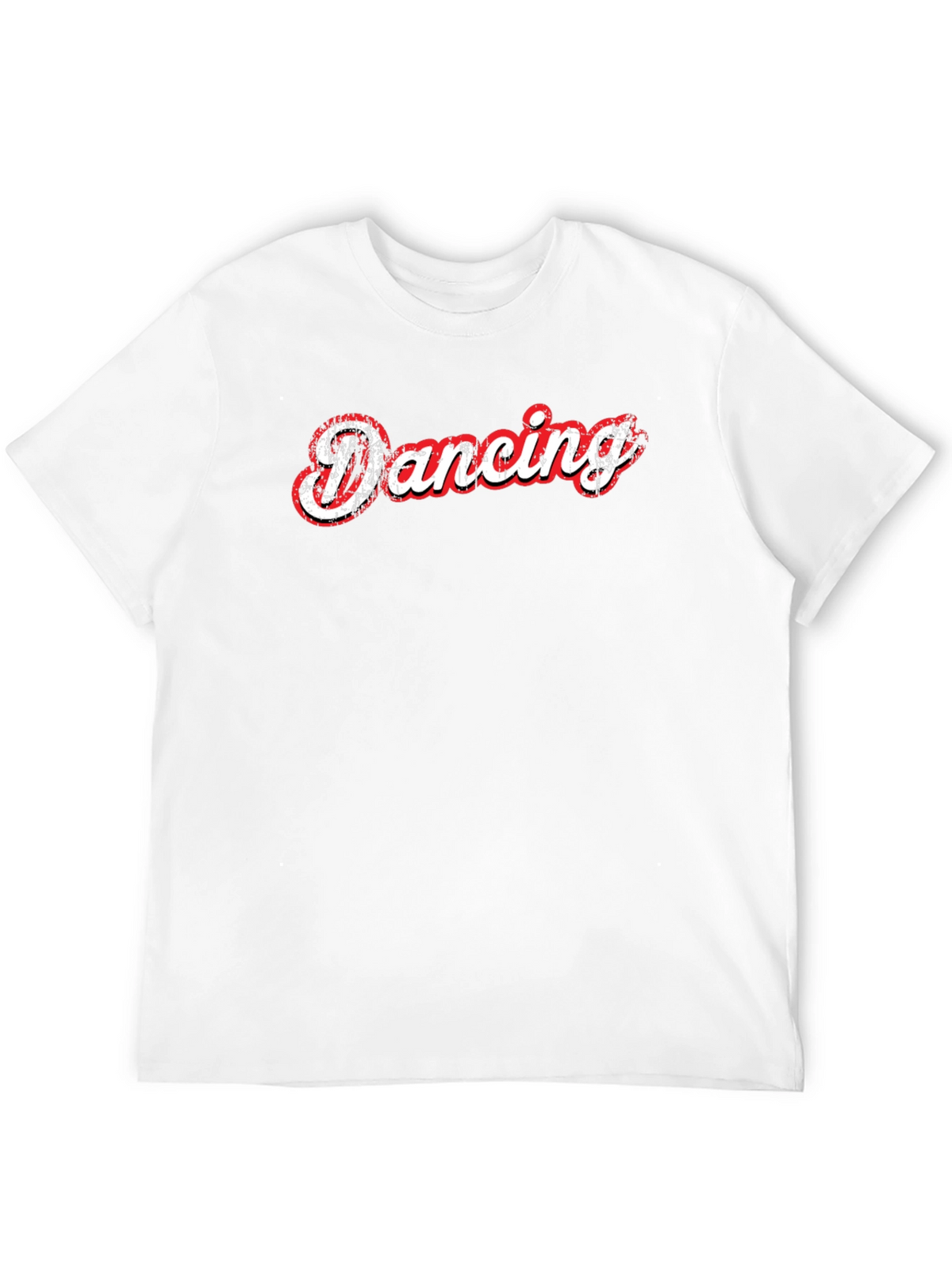 Dancing Graphic Print Black T-Shirt