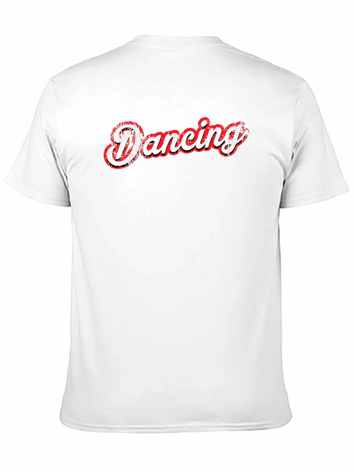 Dancing Graphic Print Black T-Shirt