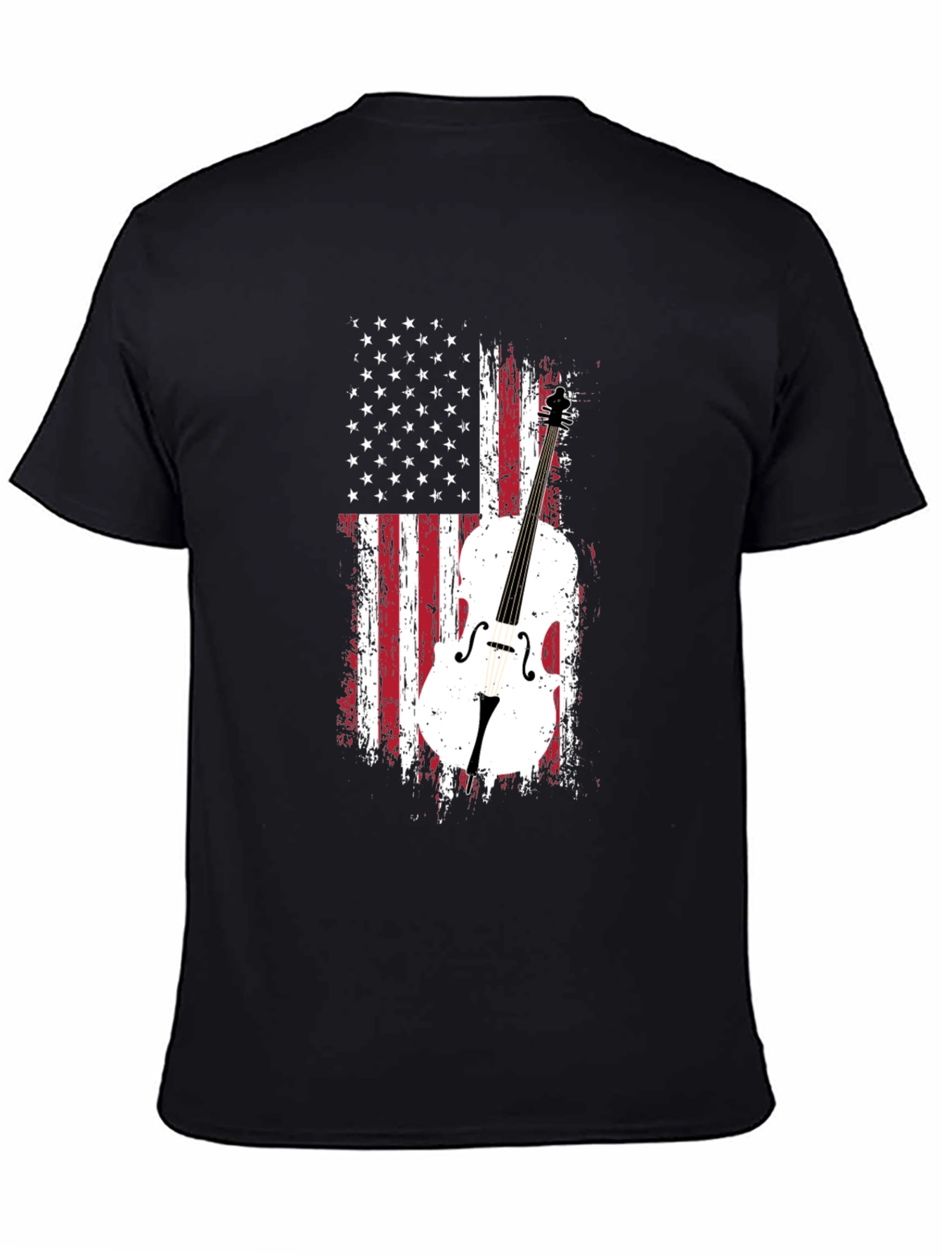 American Flag Cello T-Shirt
